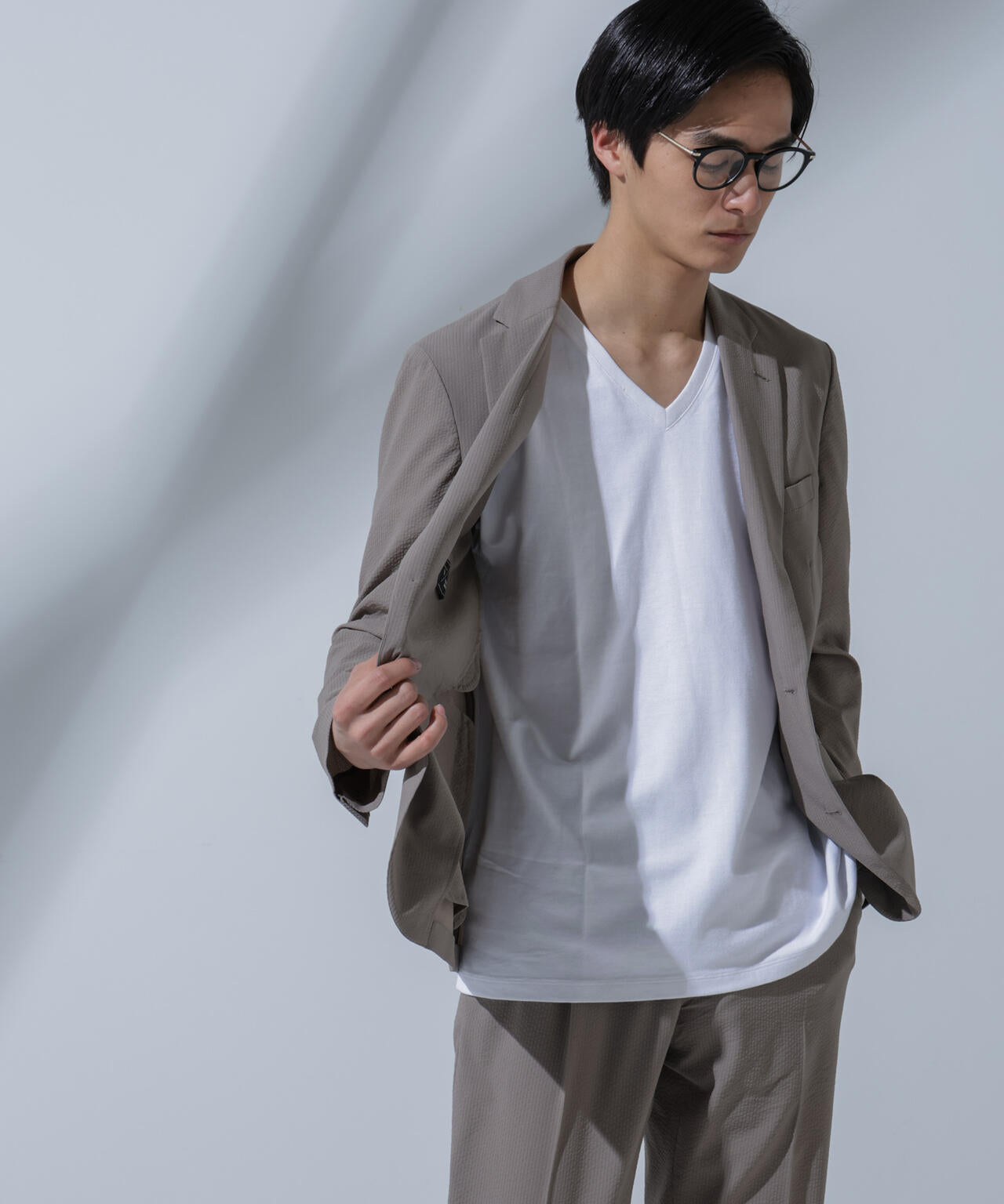Anti Soaked(R)  汗染み防止 VネックTシャツ