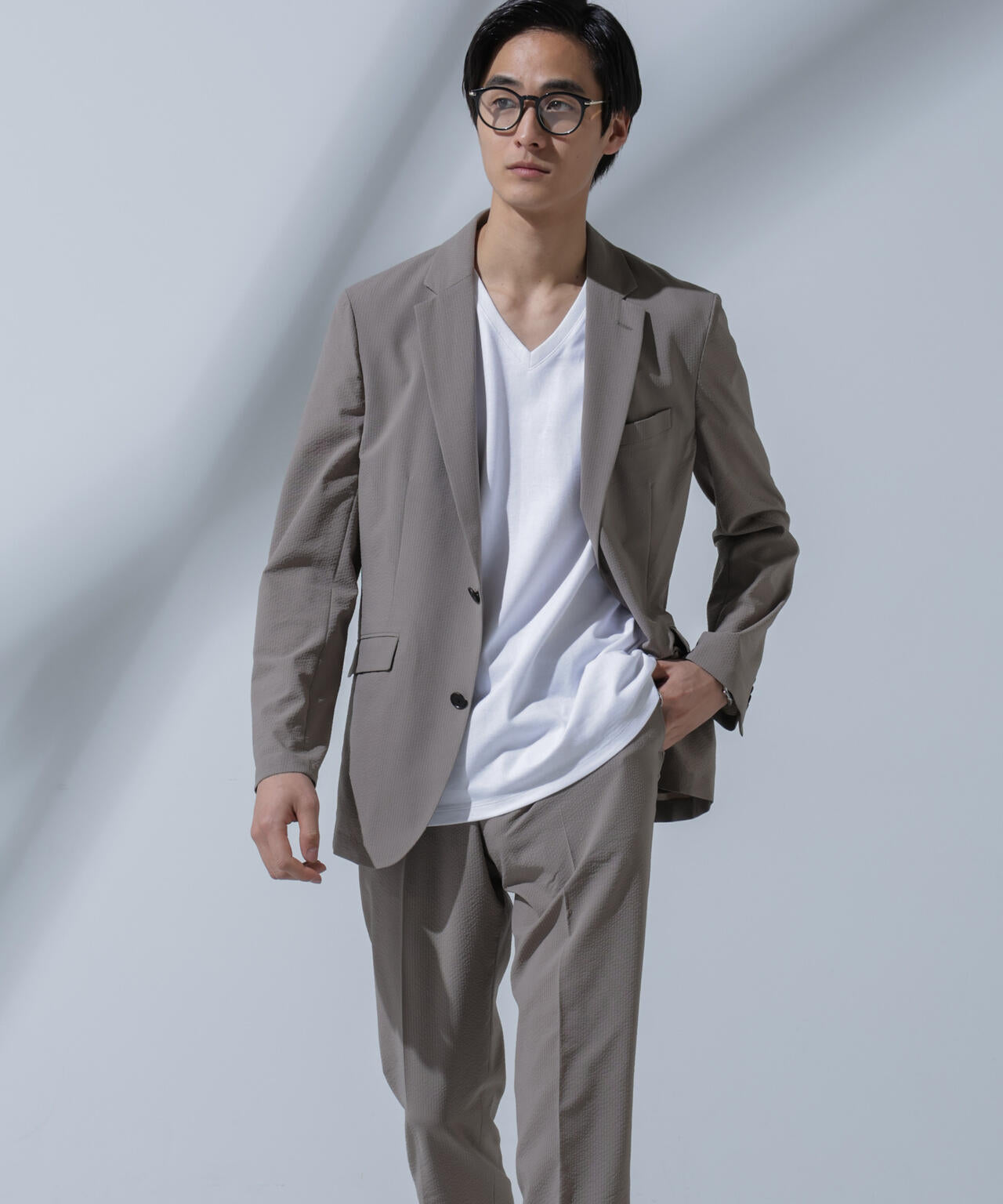 Anti Soaked(R)  汗染み防止 VネックTシャツ