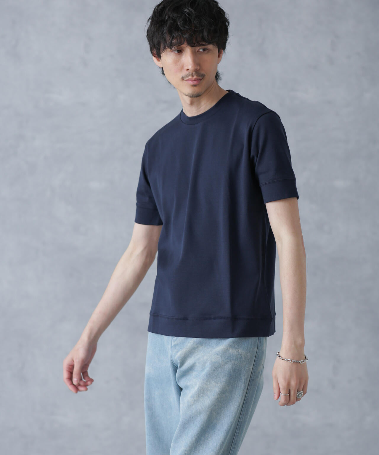 「FORMAL JERSEY」クルーネックカットソー半袖