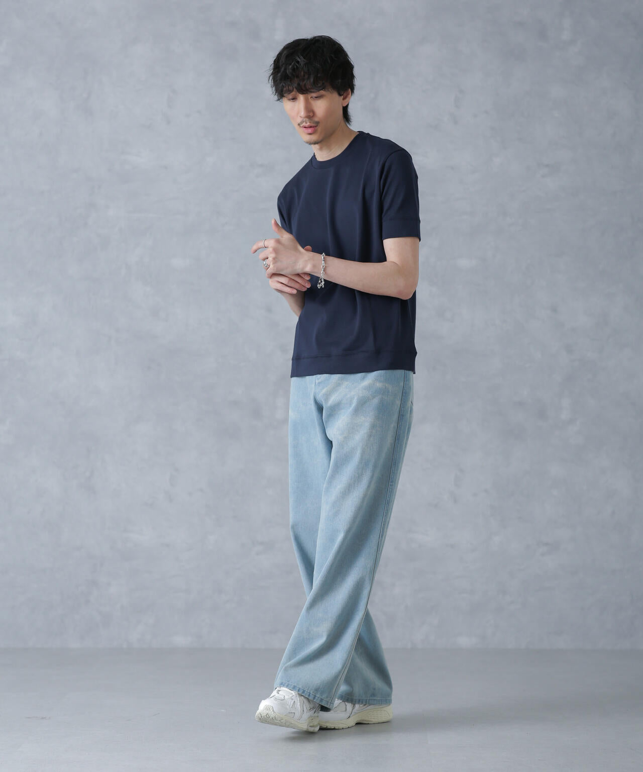「FORMAL JERSEY」クルーネックカットソー半袖
