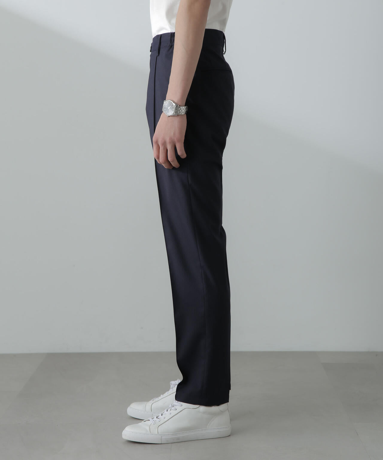 「N TROUSERS」サマーウールTWストライプパンツ(セットアップ可)