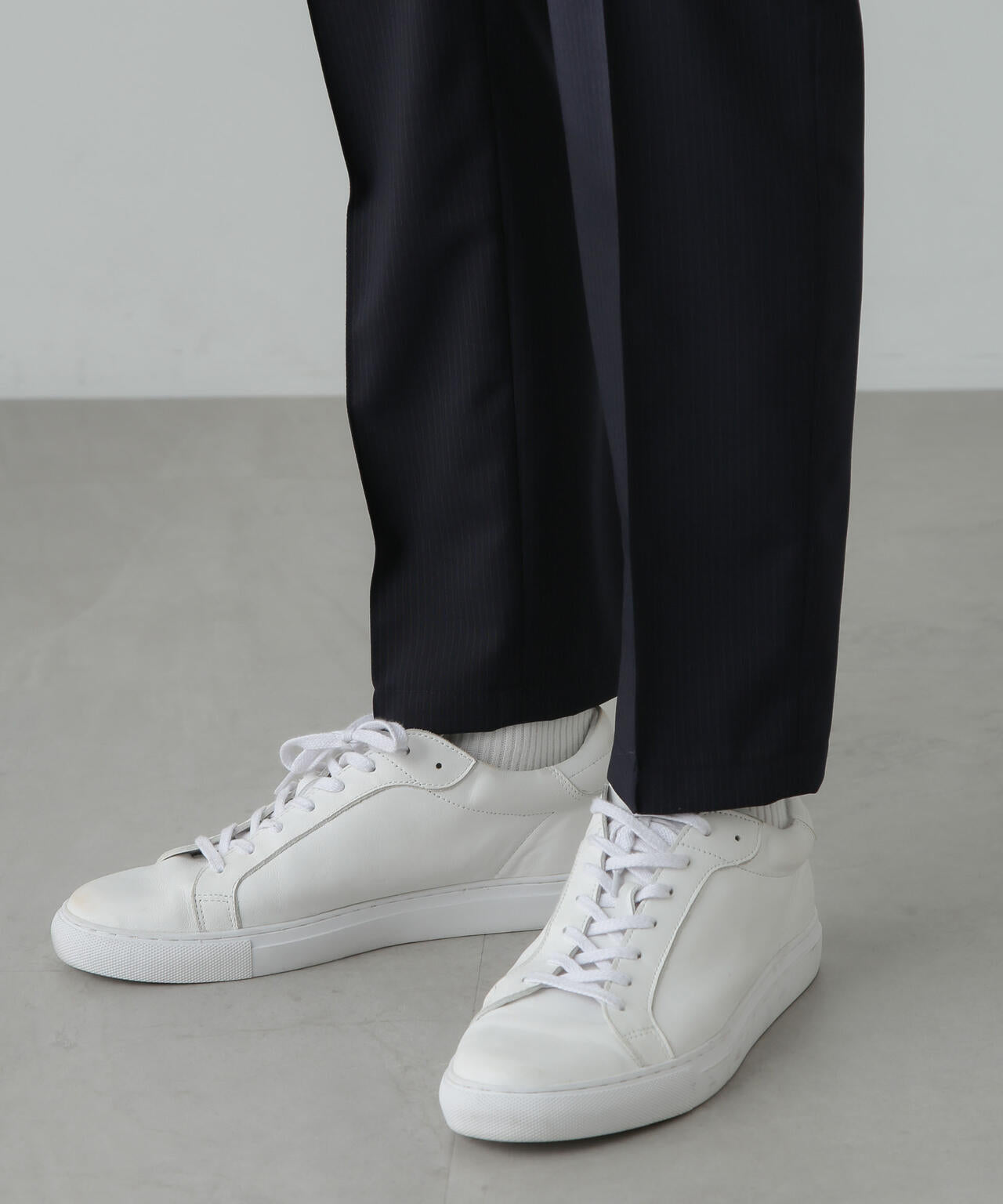 「N TROUSERS」サマーウールTWストライプパンツ(セットアップ可)