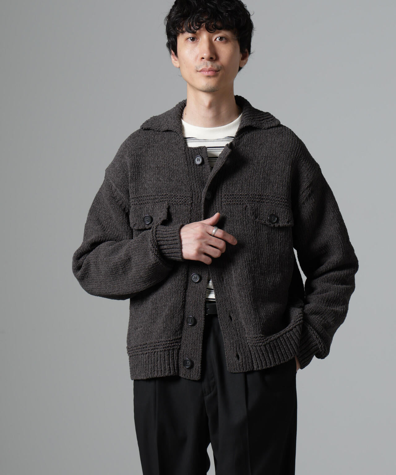 シェニールモールブルゾン