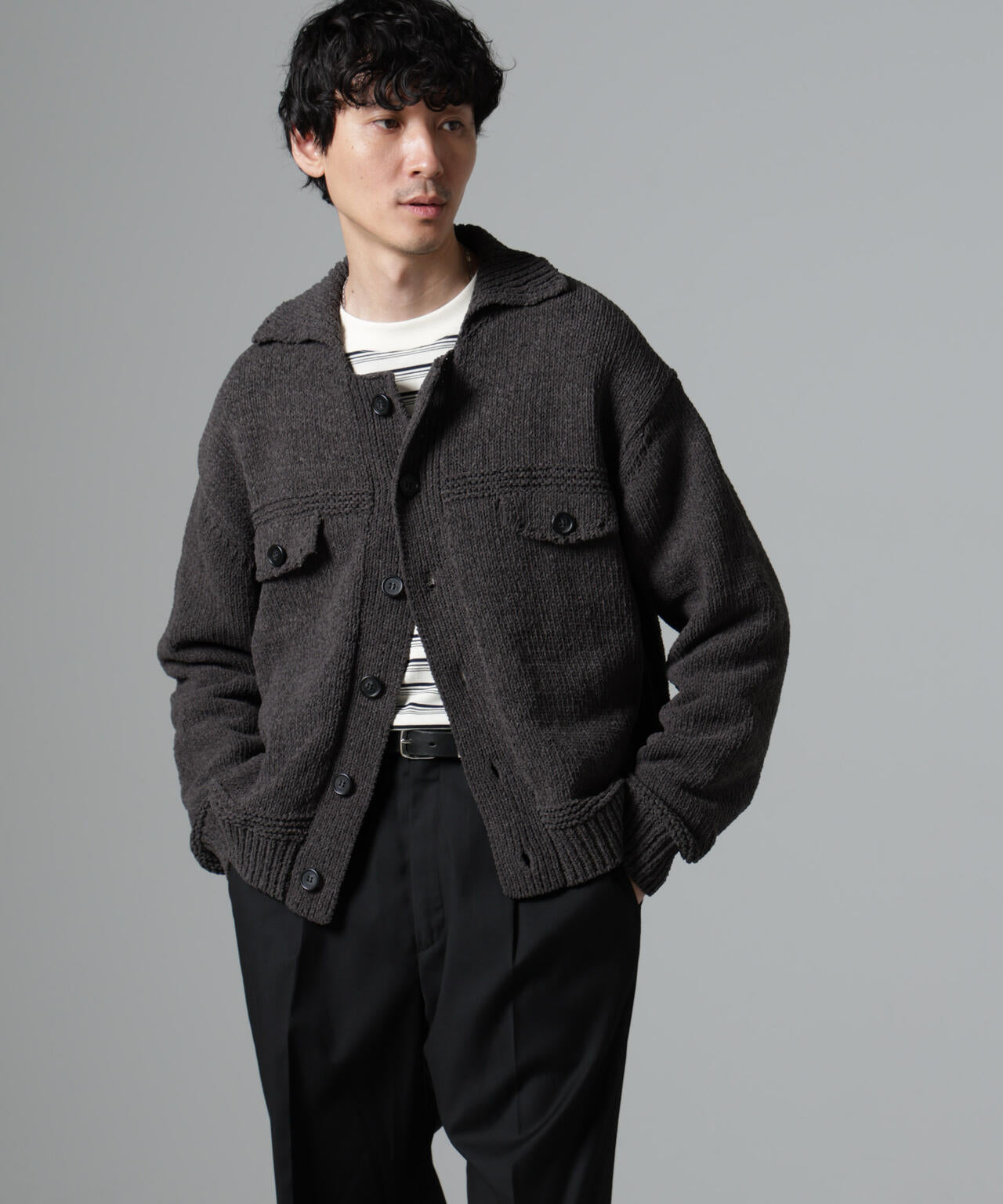 シェニールモールブルゾン