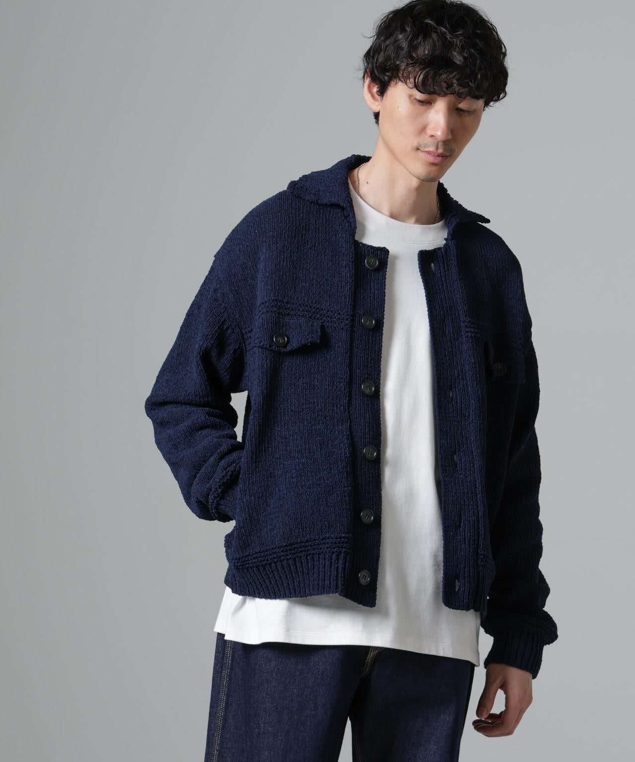 シェニールモールブルゾン