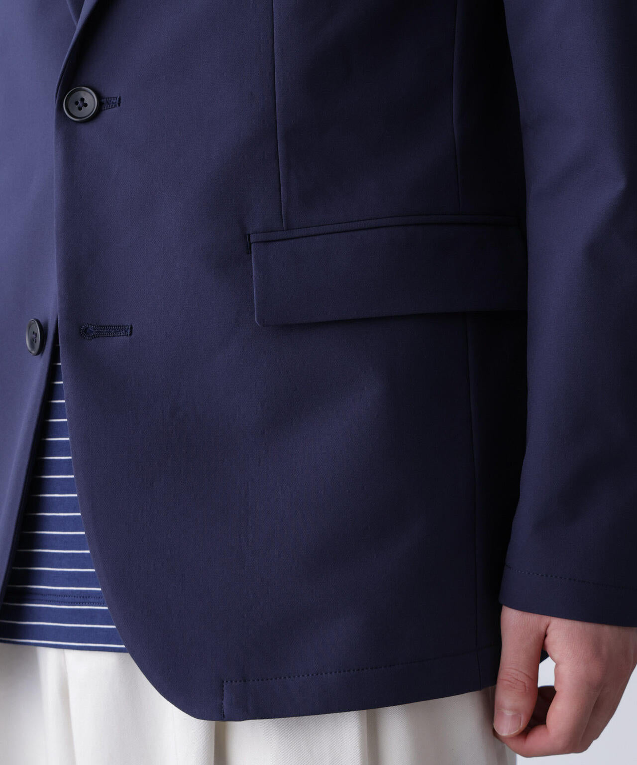 「N JACKET PREMIUM」TEXBRID(R)撥水ウラドットストレッチジャケット(セットアップ可)