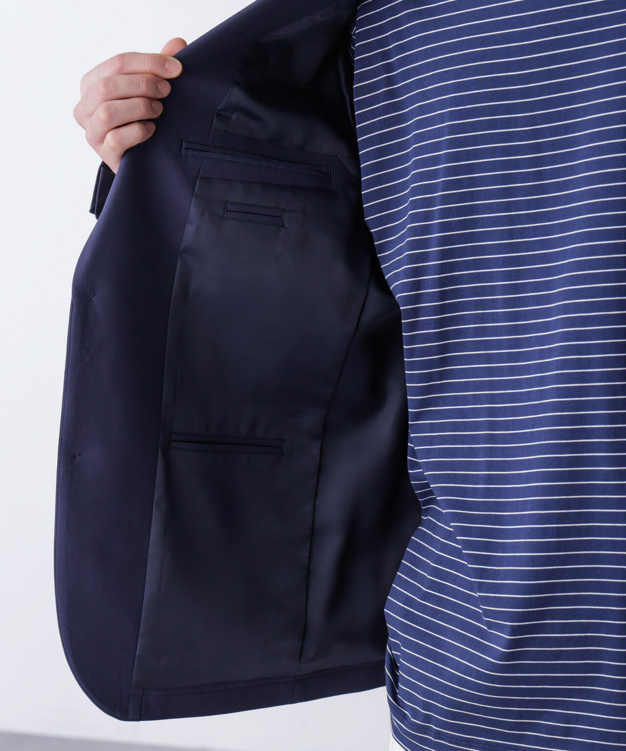 「N JACKET PREMIUM」TEXBRID(R)撥水ウラドットストレッチジャケット(セットアップ可)