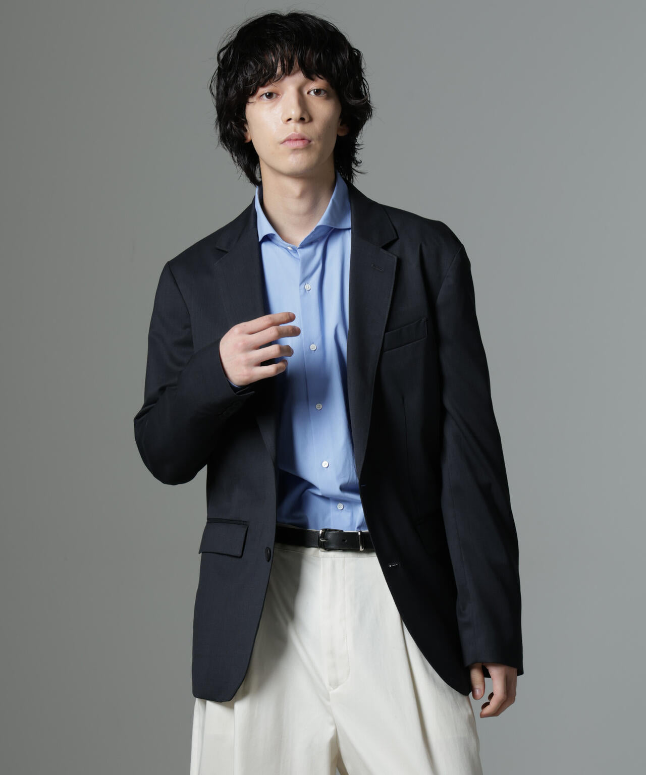 「N JACKET PREMIUM」RENU(R)T/Wシャドーチェックジャケット(セットアップ可)