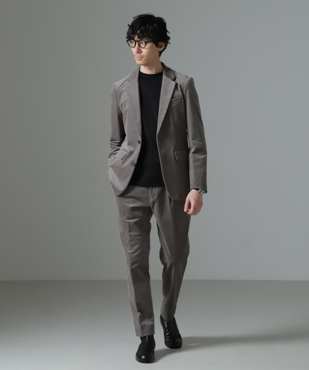 ｢Damerino｣コットンコーデュロイストレッチセットアップ