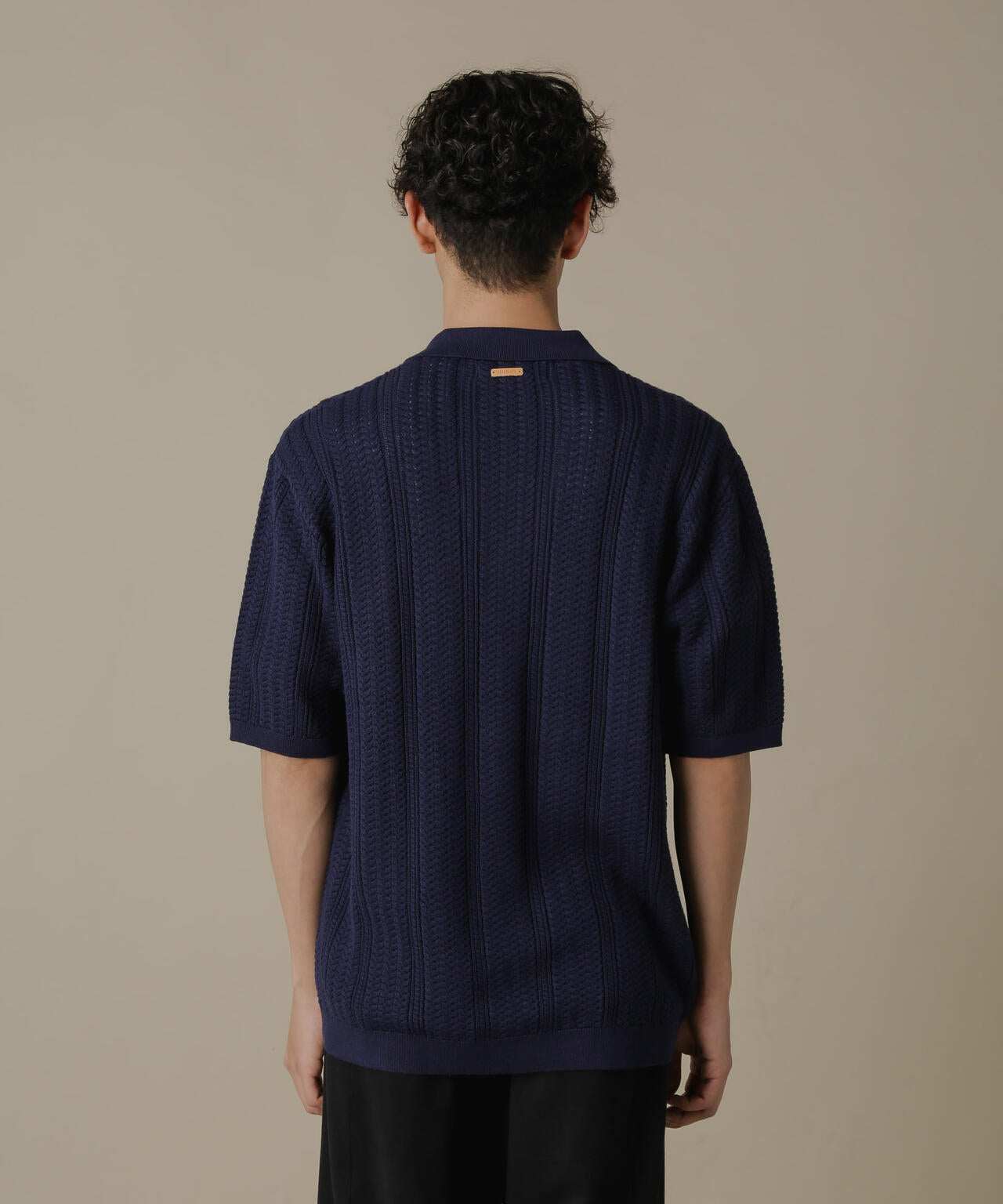 「NJ/CLUB」HOMESTOCKケーブルニットシャツ