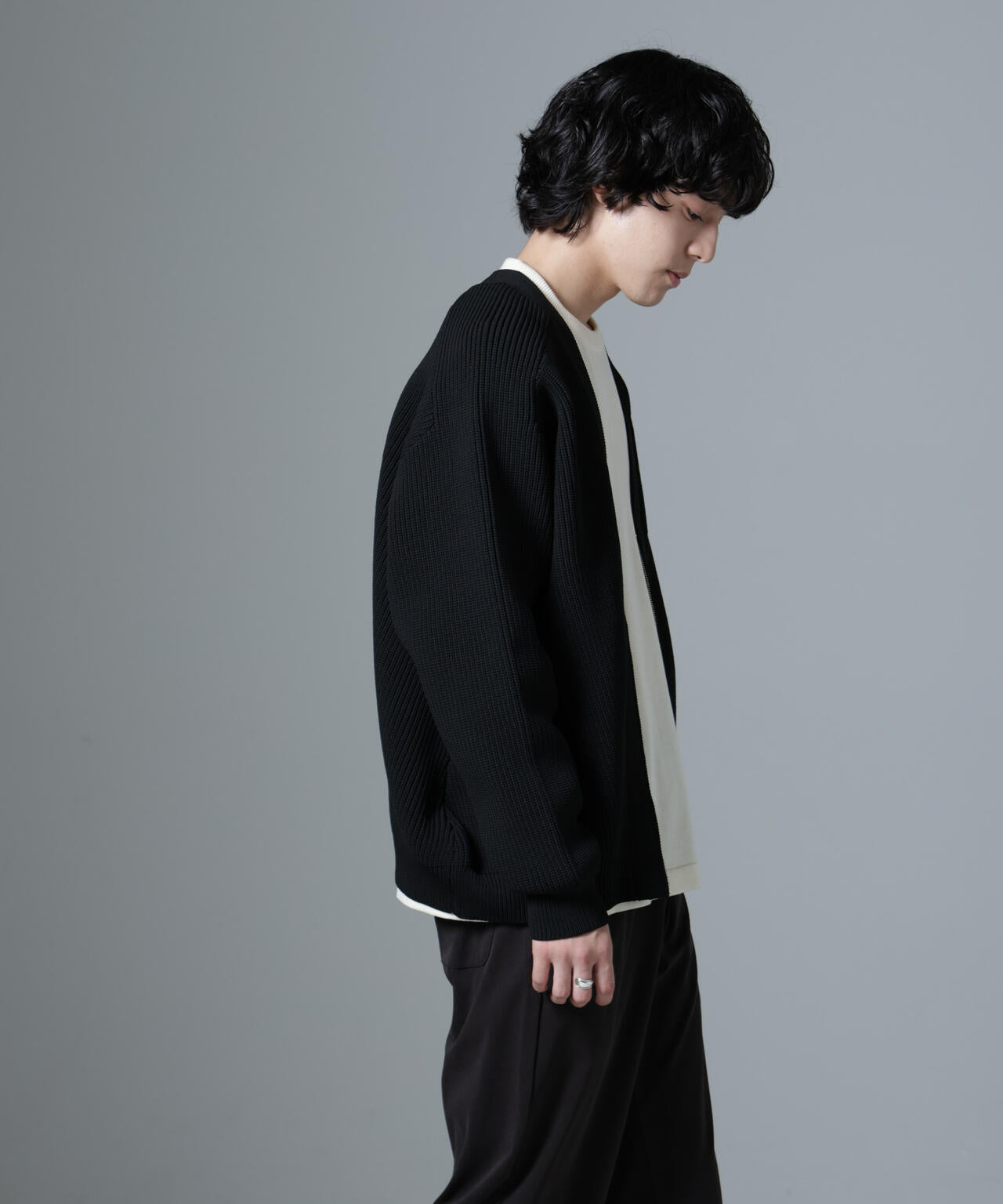 スポンディッシュZIPカーディガン