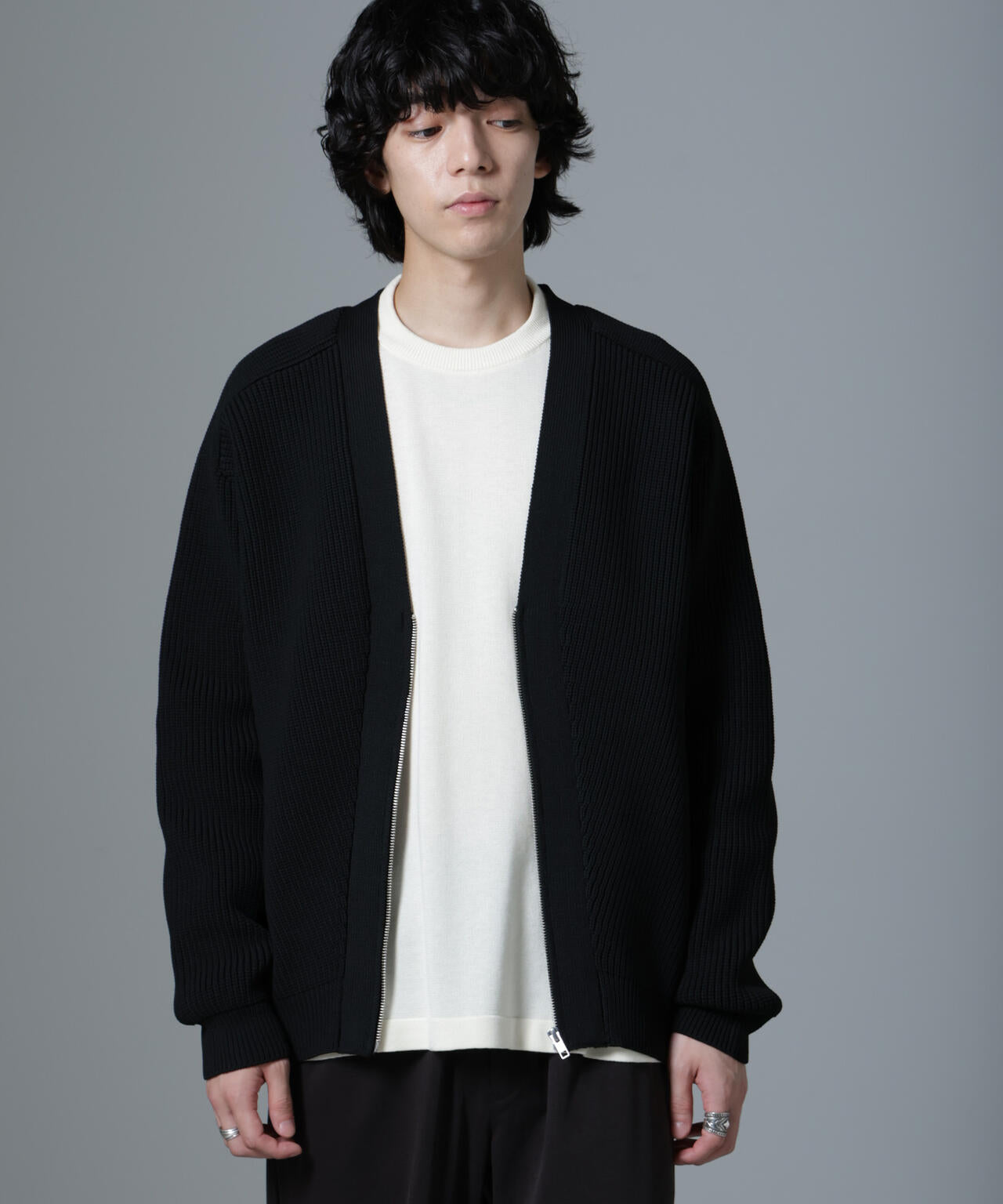 スポンディッシュZIPカーディガン