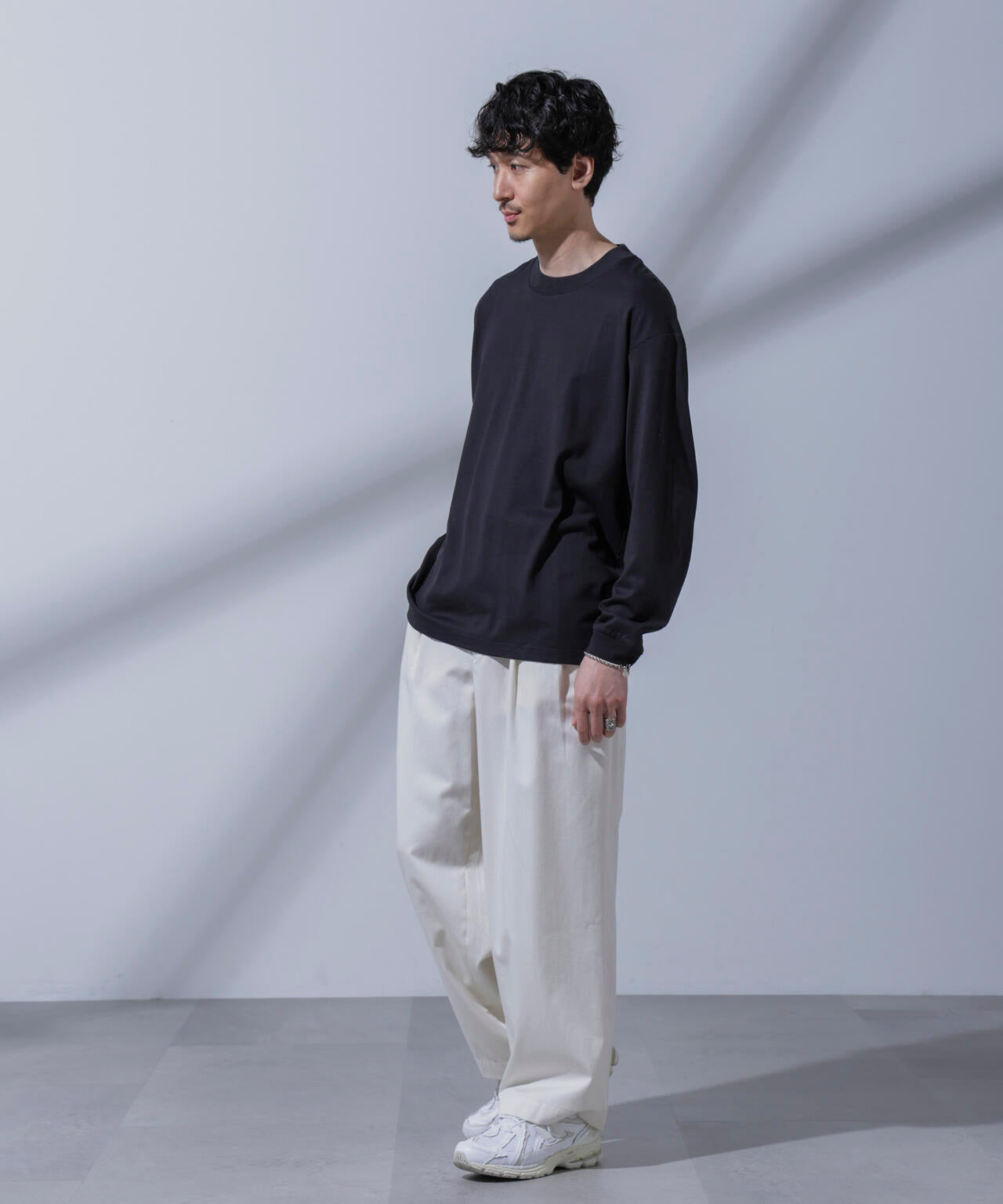 Anti Soaked(R) 汗染み防止 ビッグTシャツ 長袖