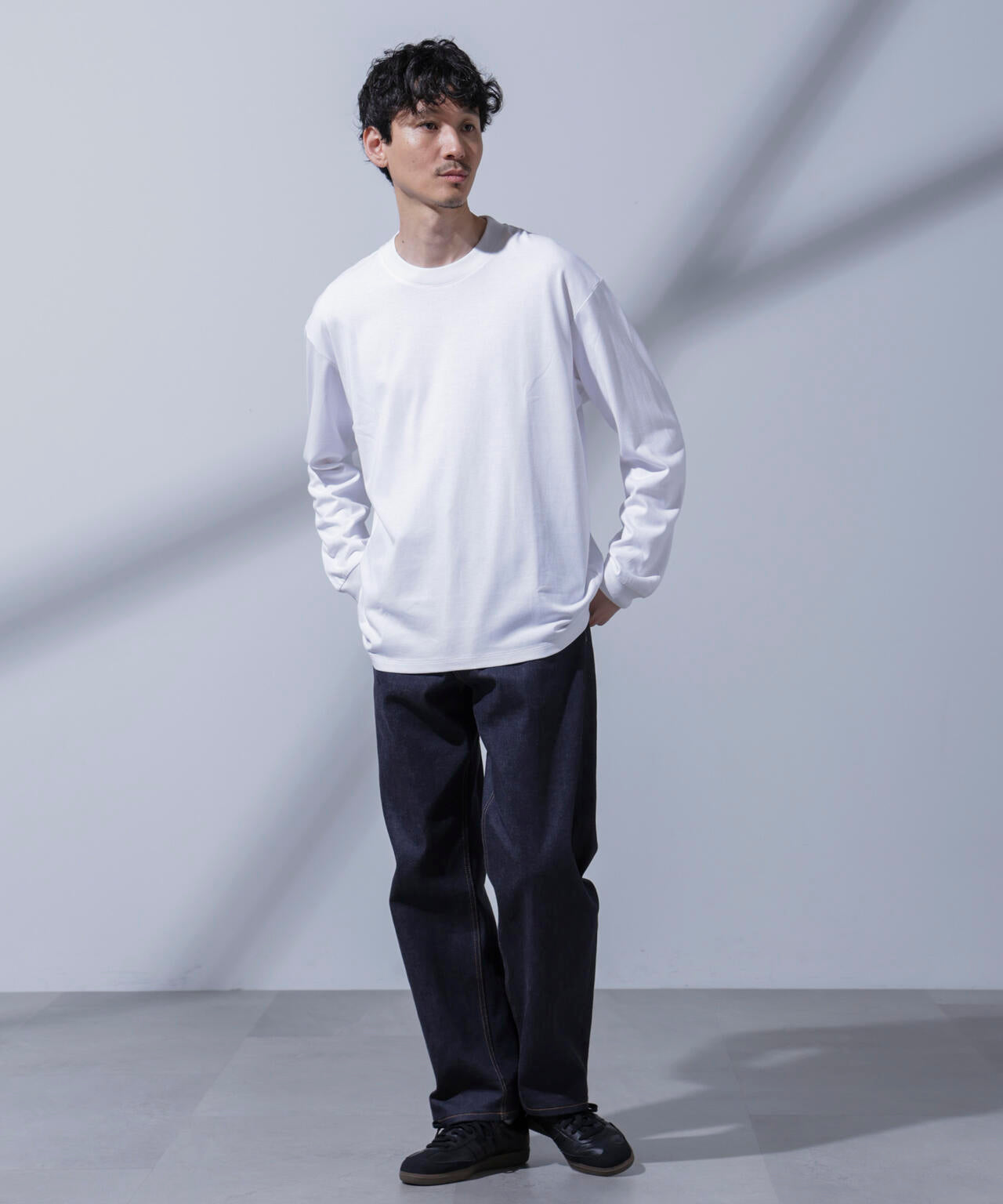 Anti Soaked(R) 汗染み防止 ビッグTシャツ 長袖