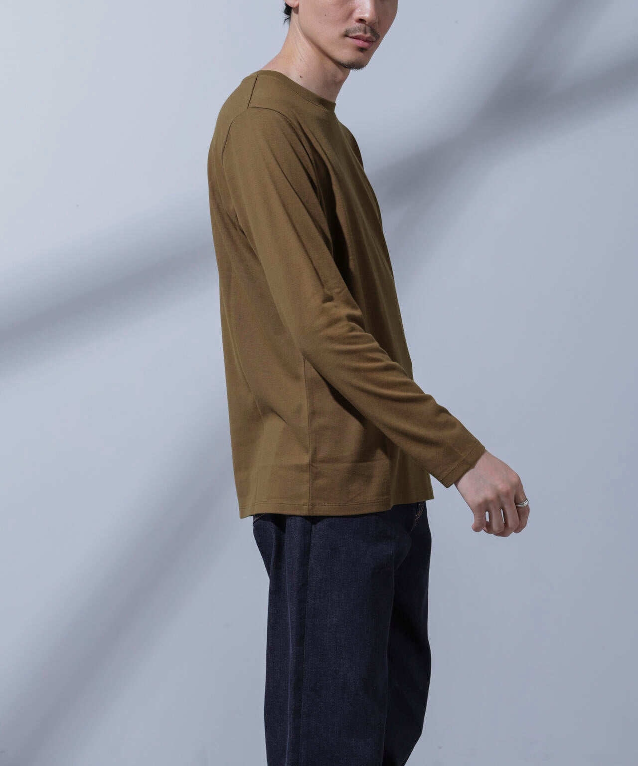Anti Soaked(R)汗染み防止 クルーネックTシャツ 長袖
