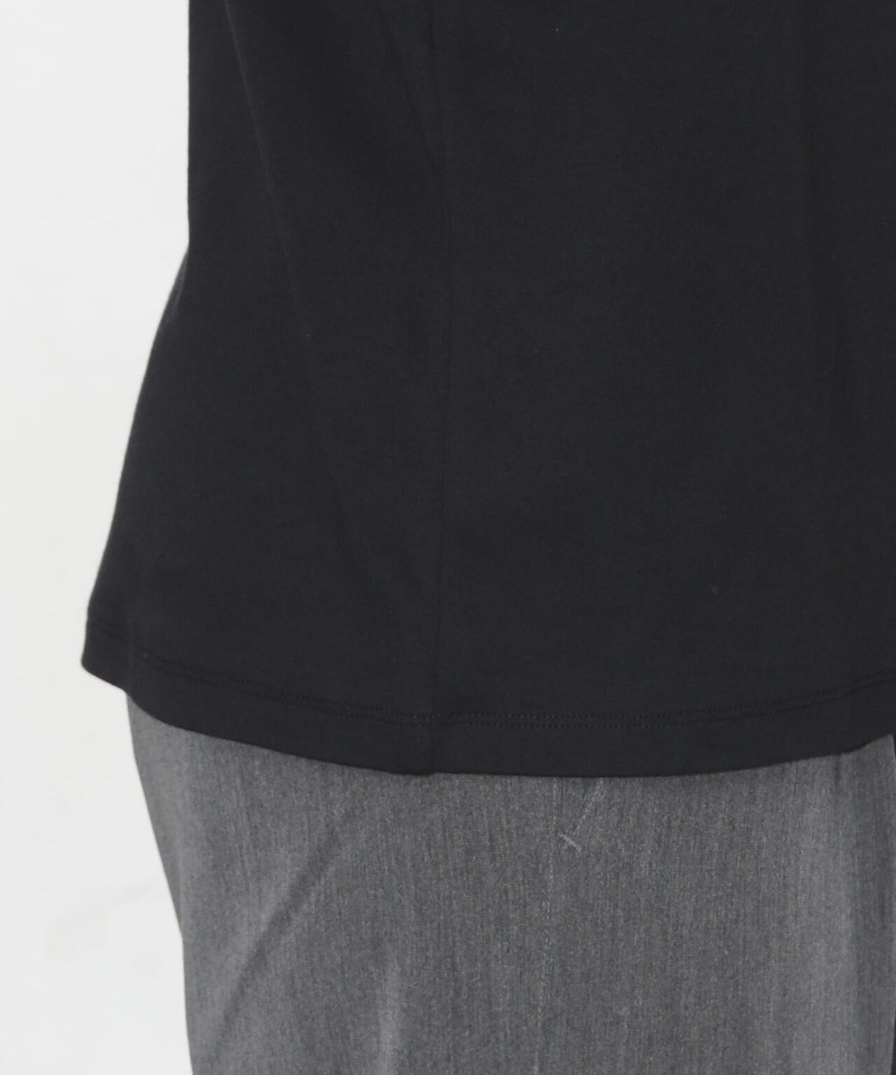 Anti Soaked(R) 汗染み防止 スムースタートルネックTシャツ 長袖