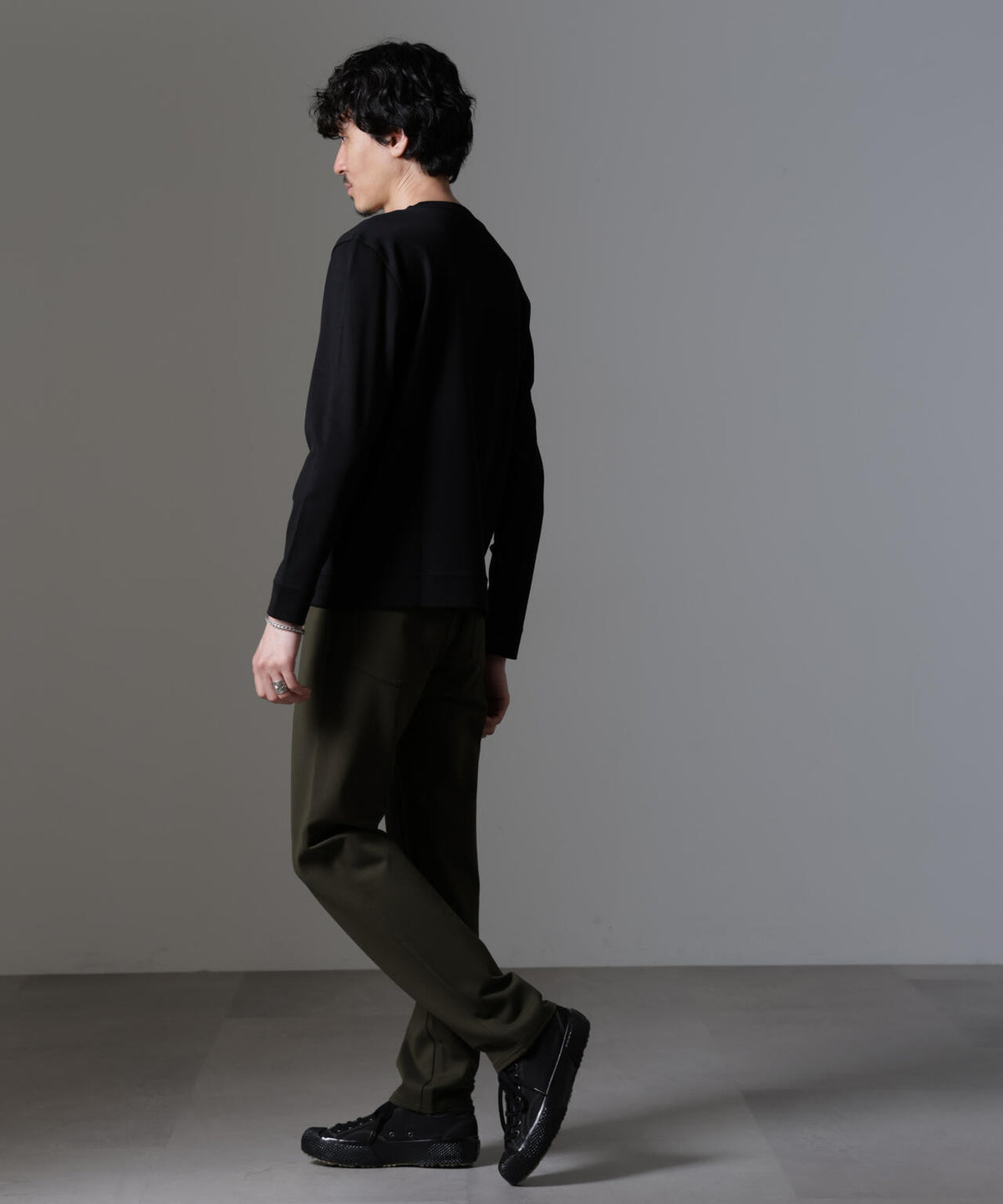 ｢FORMAL JERSEY｣クルーネックカットソー長袖