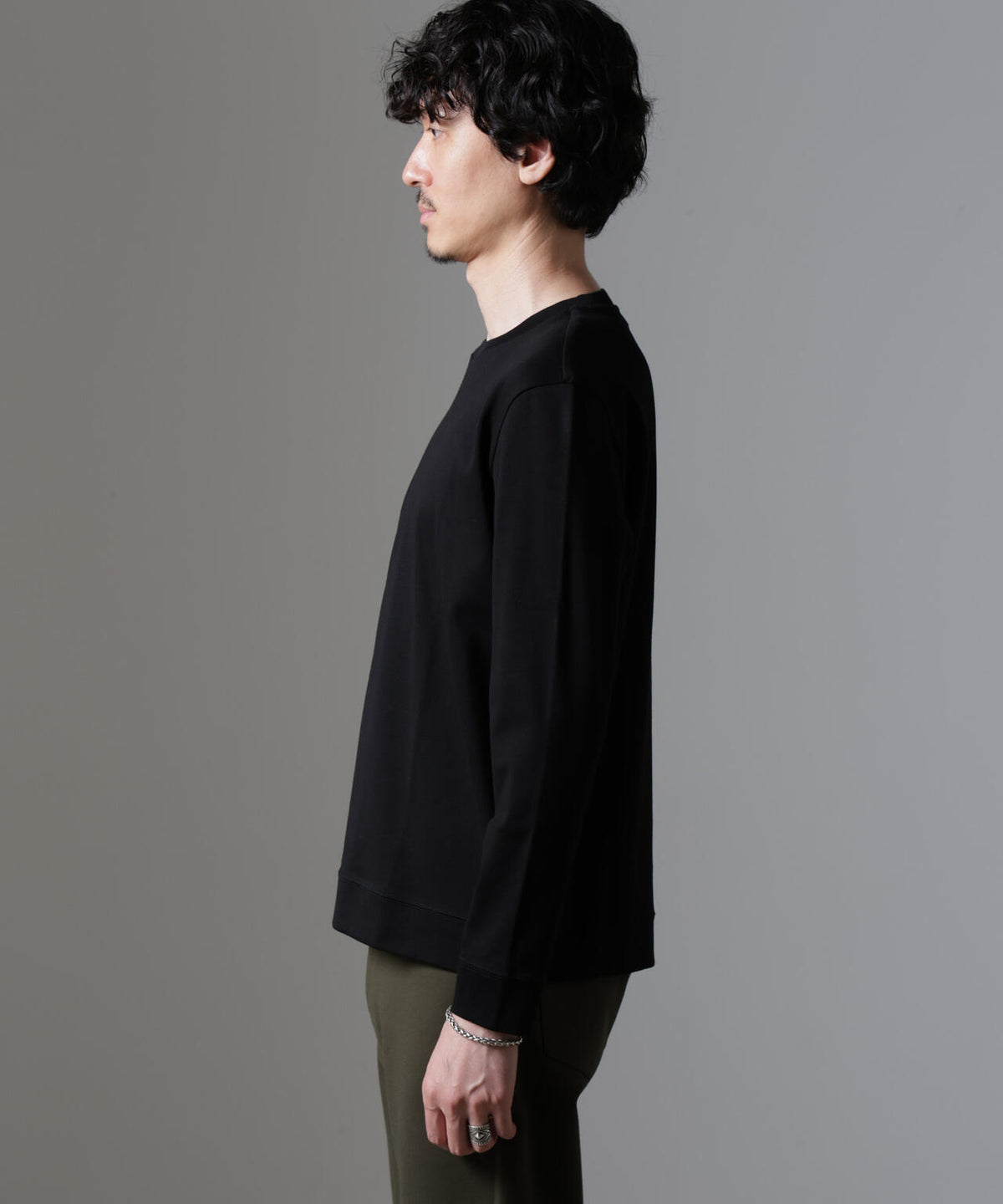 ｢FORMAL JERSEY｣クルーネックカットソー長袖