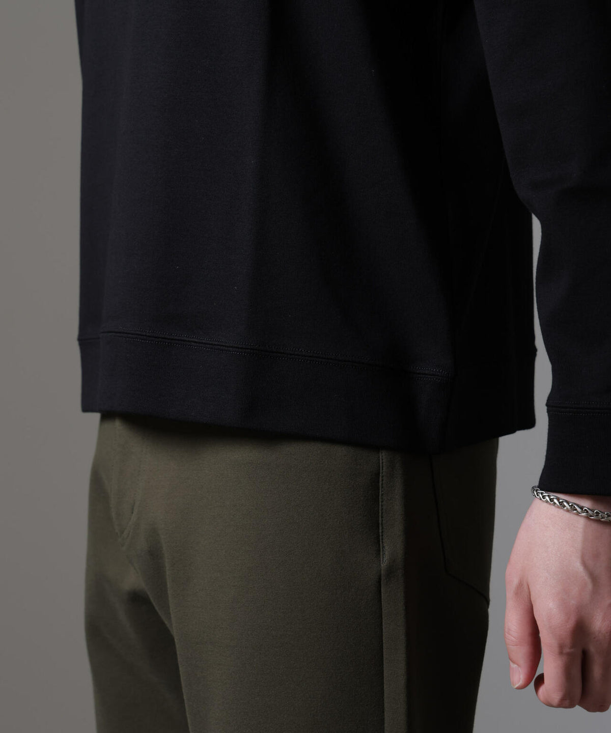 ｢FORMAL JERSEY｣クルーネックカットソー長袖