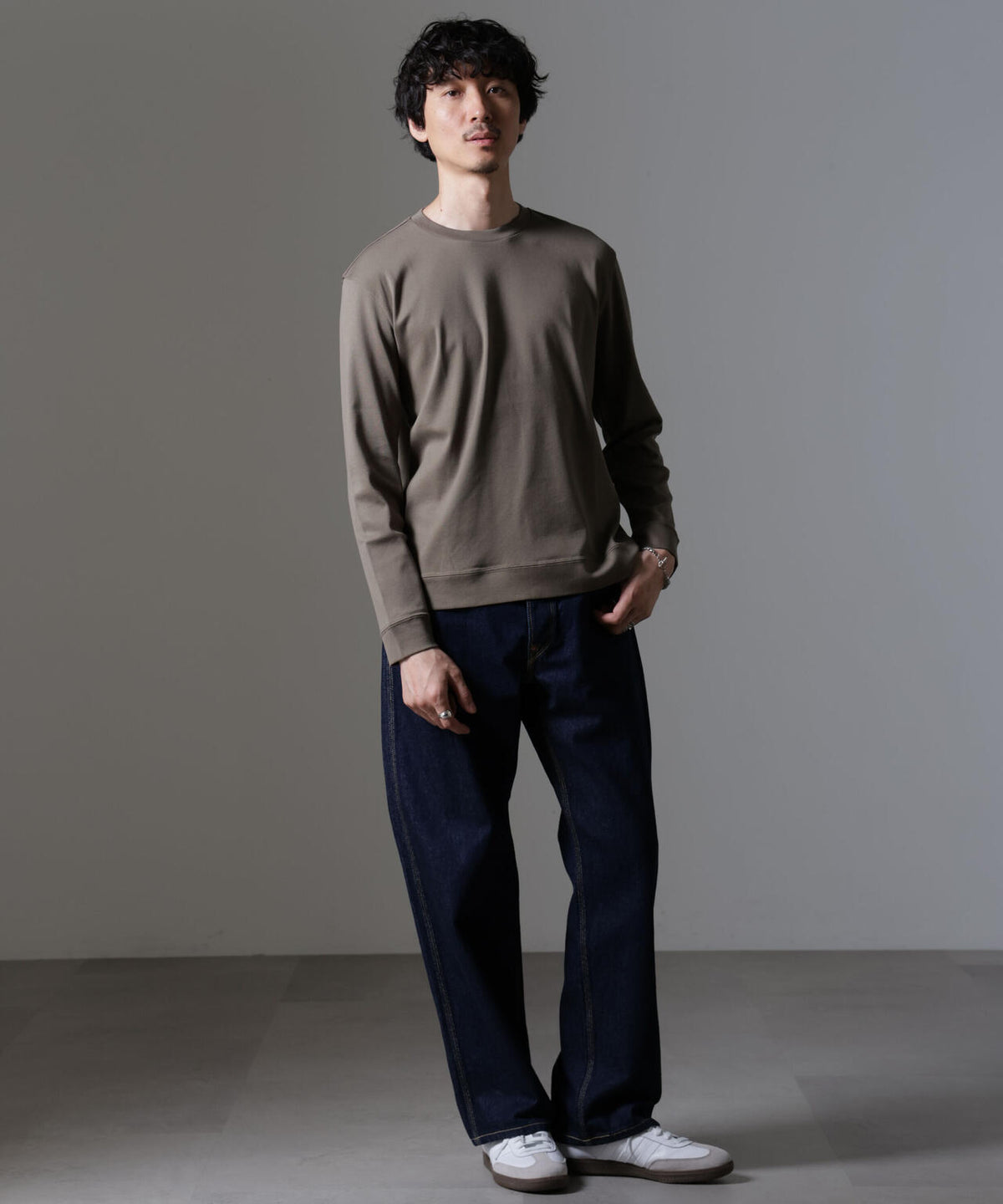 ｢FORMAL JERSEY｣クルーネックカットソー長袖