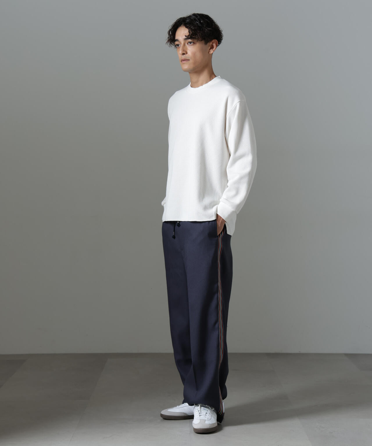 テクノワッフル ロングスリーブTシャツ