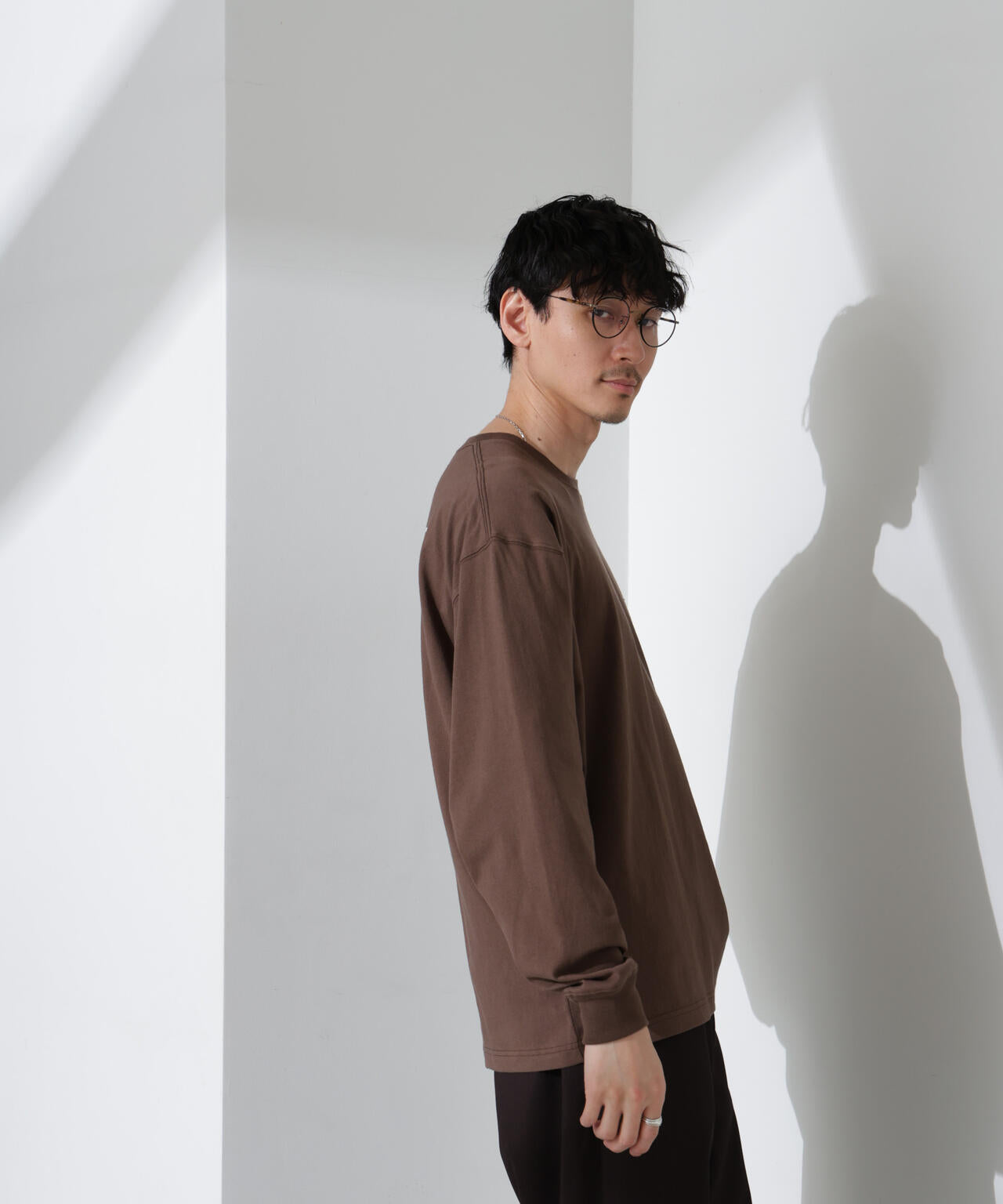 「KELTY×NANO universe」USAコットン天竺Tシャツ長袖