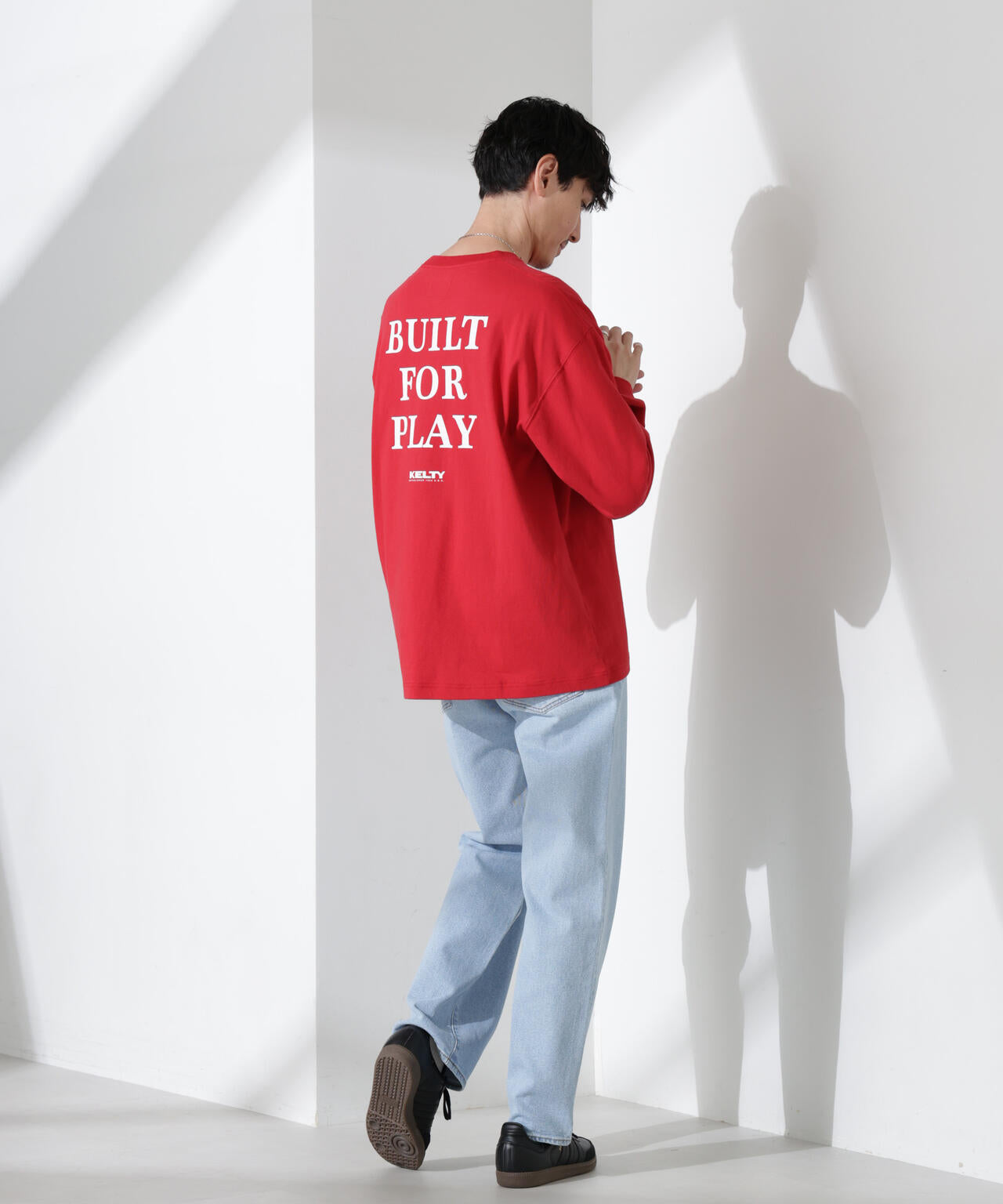 「KELTY×NANO universe」USAコットン天竺Tシャツ長袖