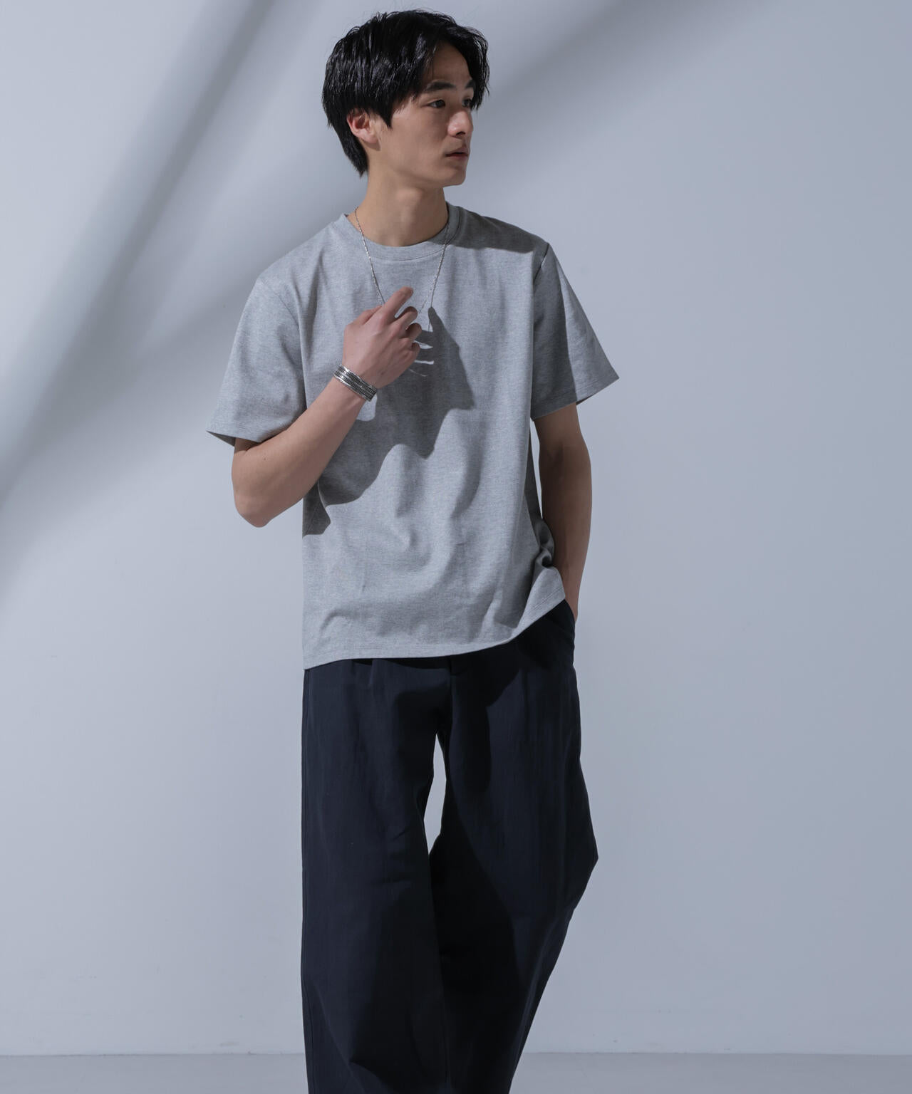 <追加生産>Anti Soaked(R) 汗染み防止 クルーネックTシャツ