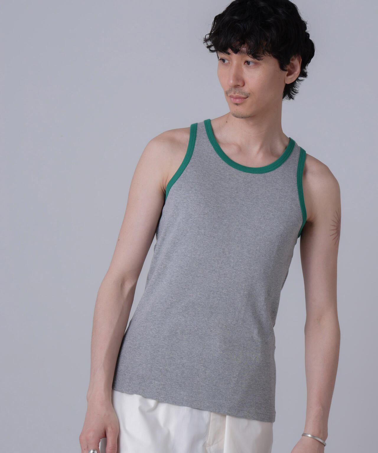 「NJ/CLUB」PARKSTOCK MILLER別注 パネルリブタンクトップ