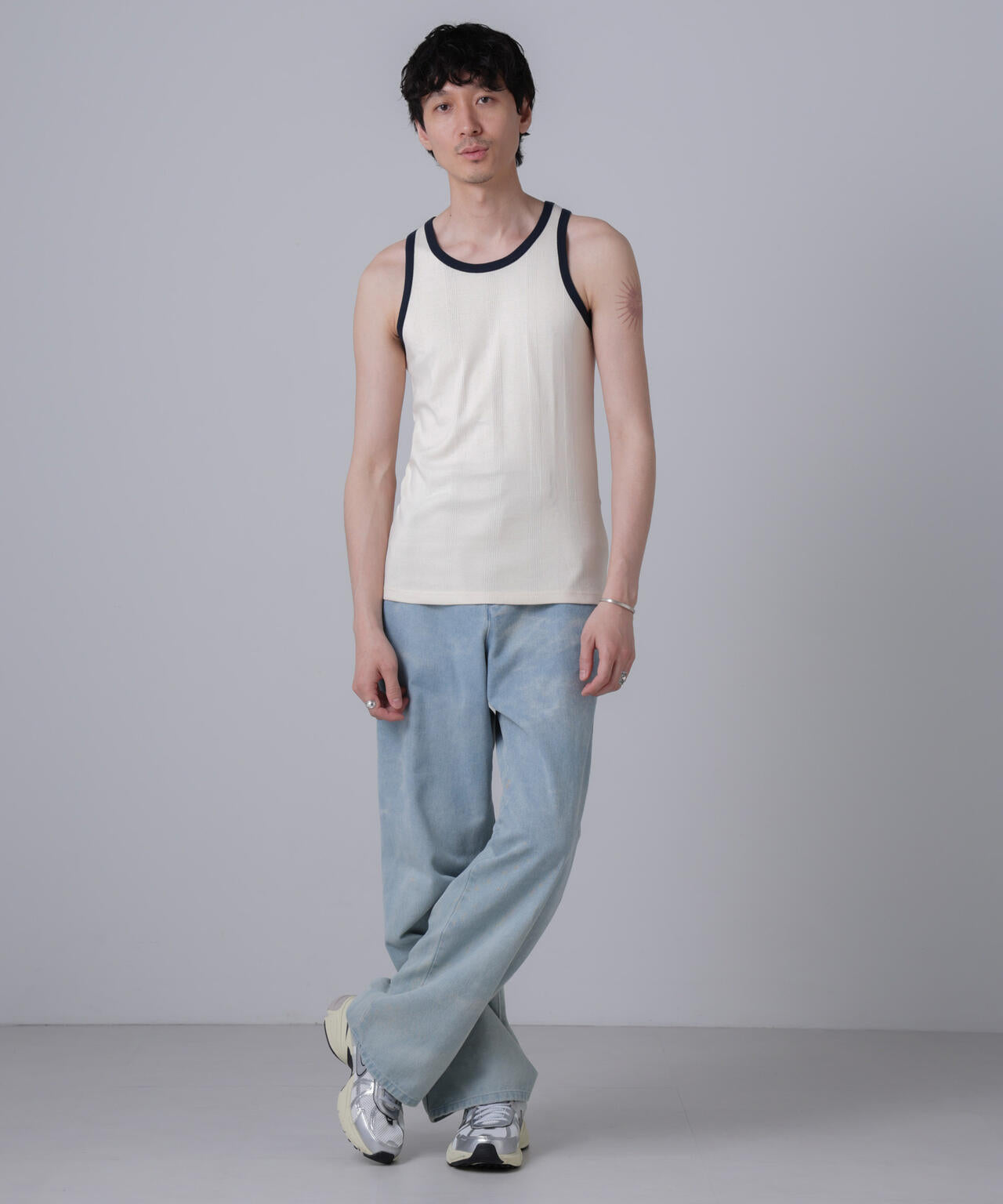 「NJ/CLUB」PARKSTOCK MILLER別注 パネルリブタンクトップ