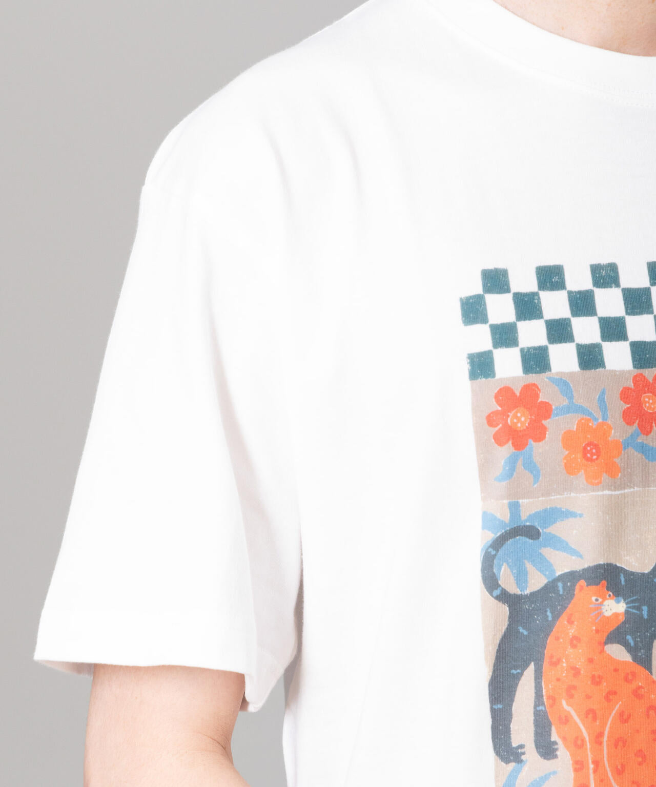 ｢Toyameg｣modern academic TILE Tシャツ