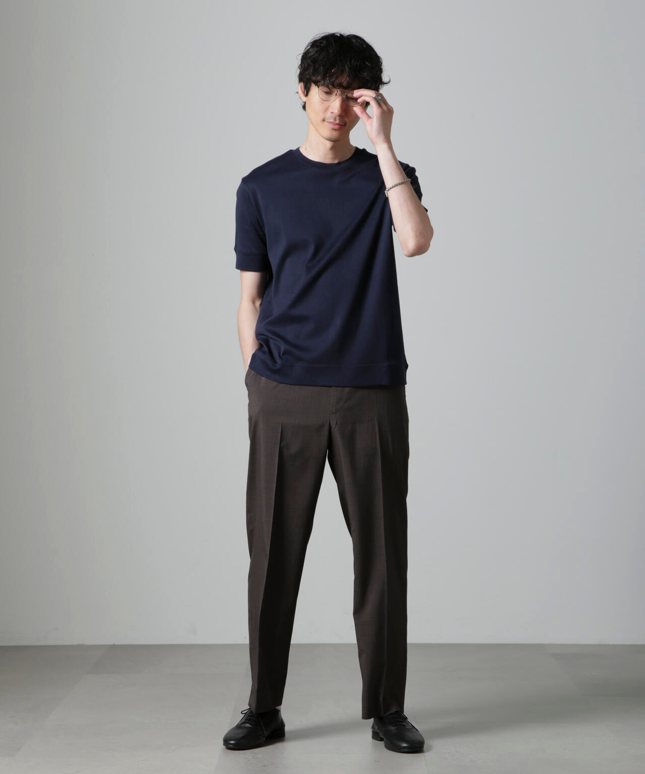 ｢FORMAL JERSEY｣クルーネックカットソー半袖