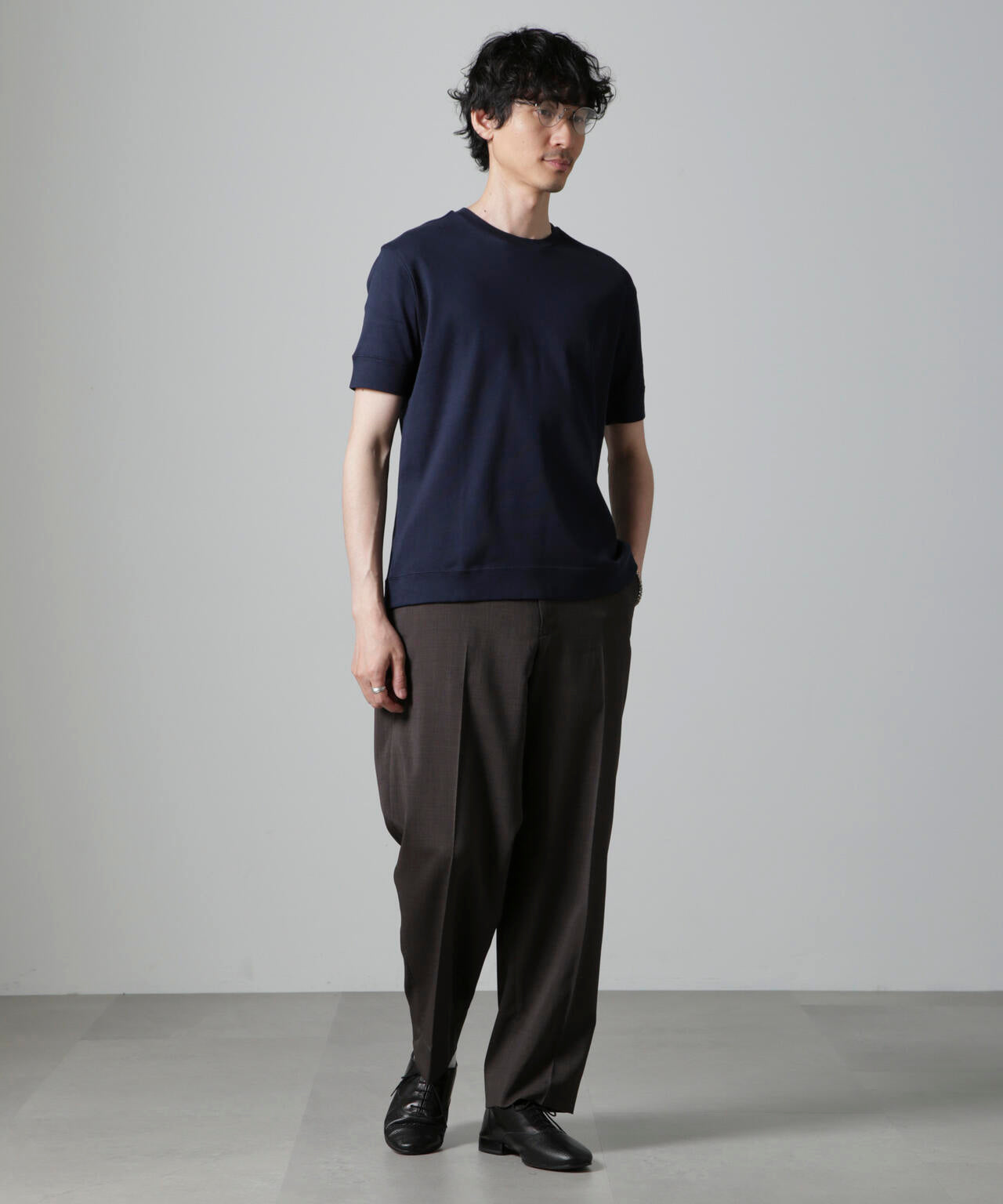 ｢FORMAL JERSEY｣クルーネックカットソー半袖