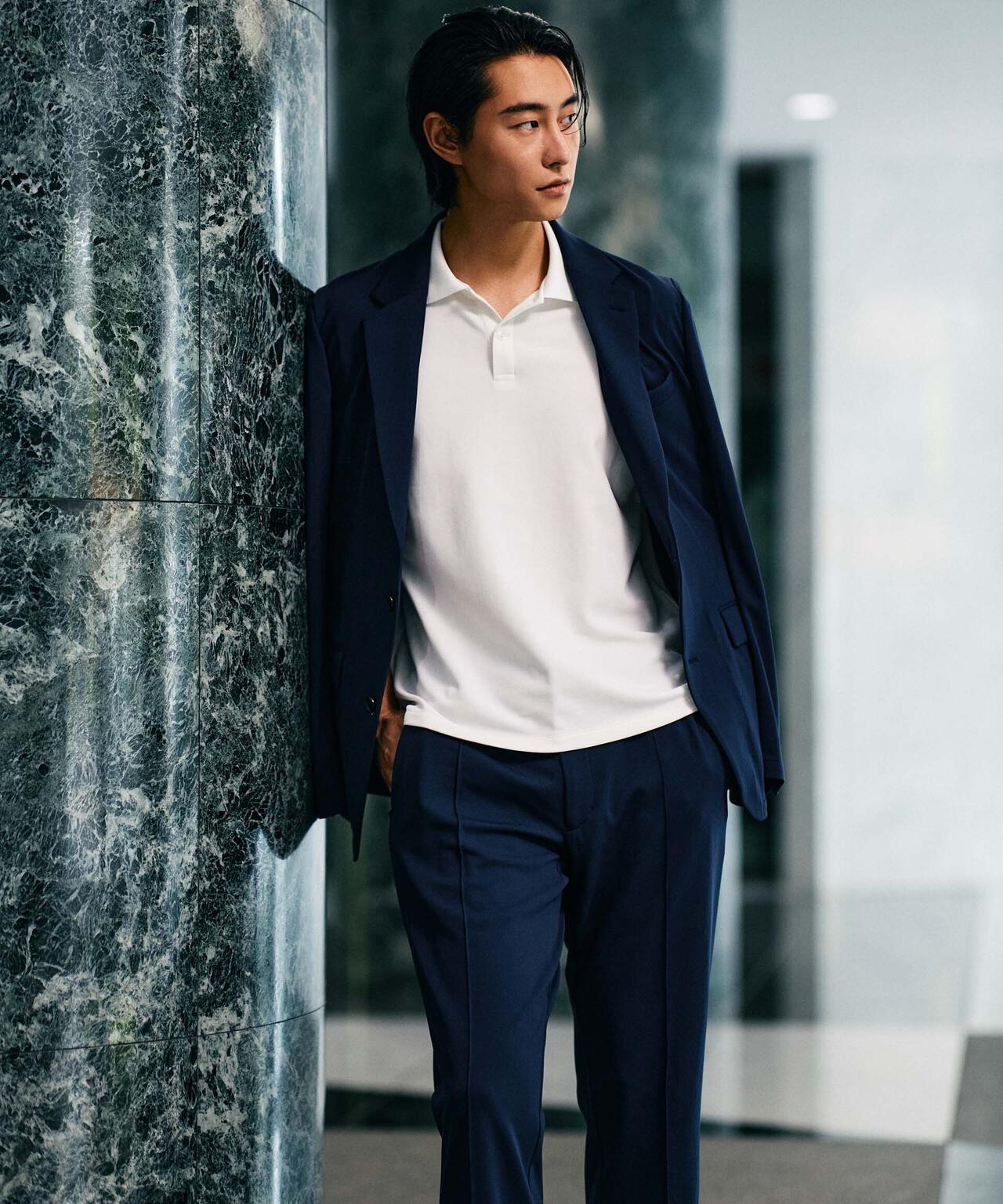 「N TROUSERS PREMIUM」AQUA RHYTHM(R)ストレッチパンツ(セットアップ可)