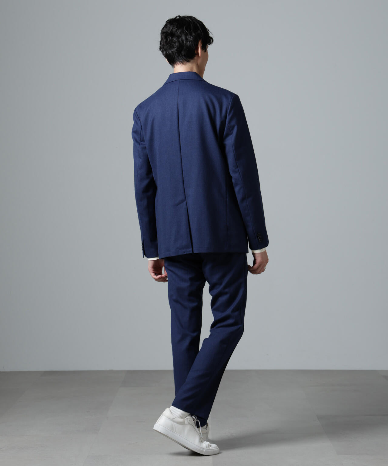 ｢N TROUSERS PREMIUM｣RENURウール混洗えるサキソニーパンツ(セットアップ可)