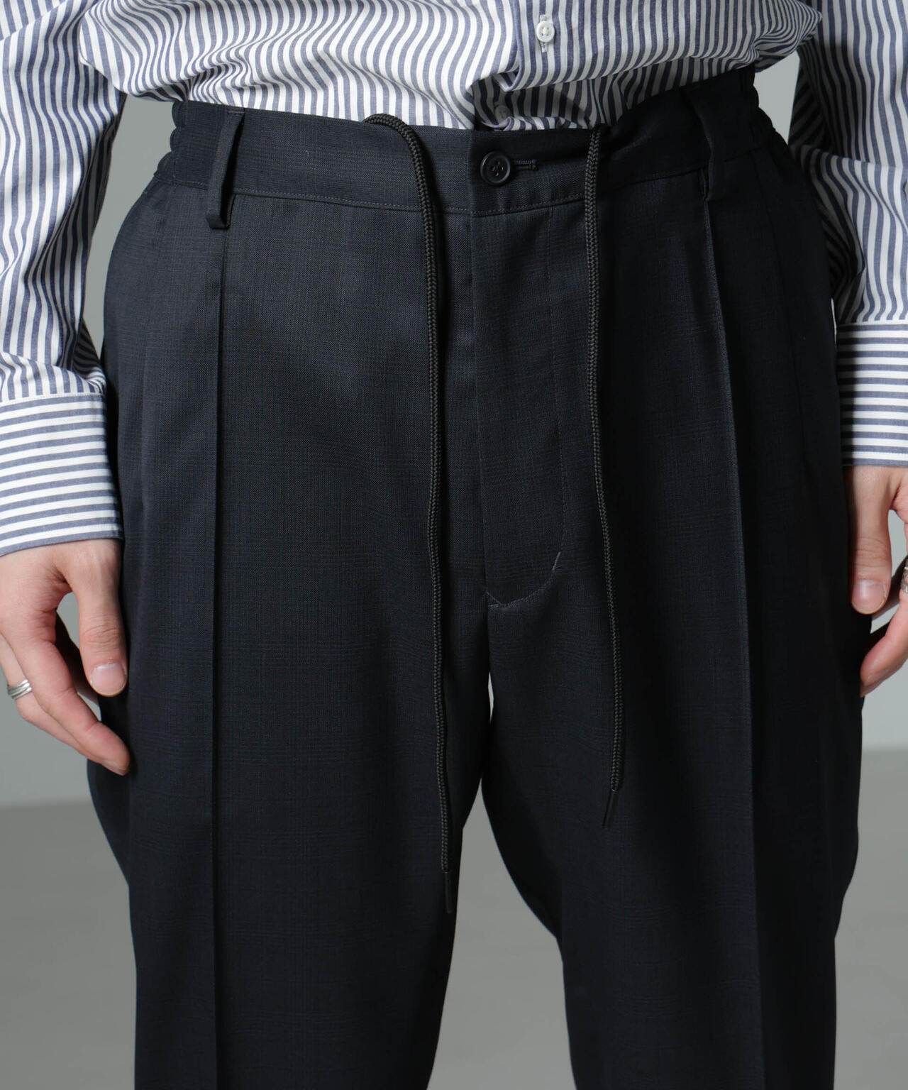「N TROUSERS PREMIUM」RENU(R)T/Wシャドーチェックパンツ