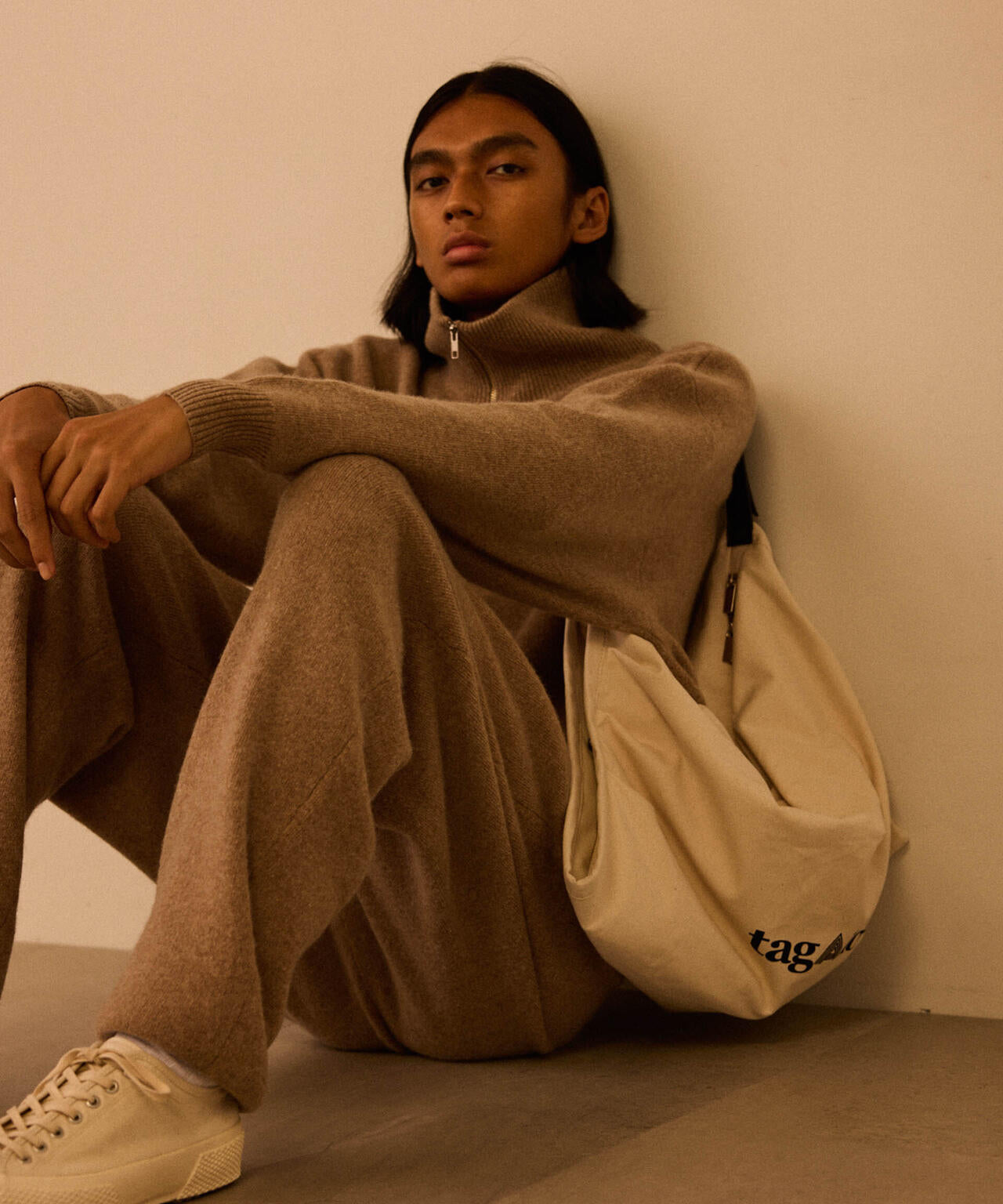 ｢tagAlong｣butterfly canvas logo M