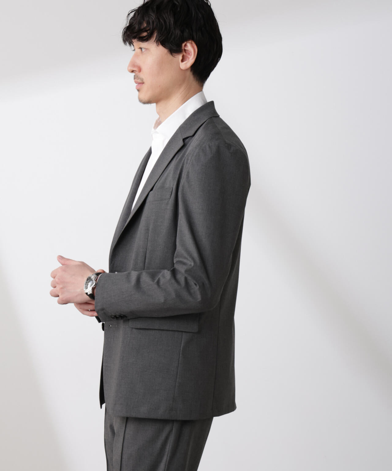 ｢N JACKET BASIC｣トロピカルストレッチジャケット（セットアップ可）