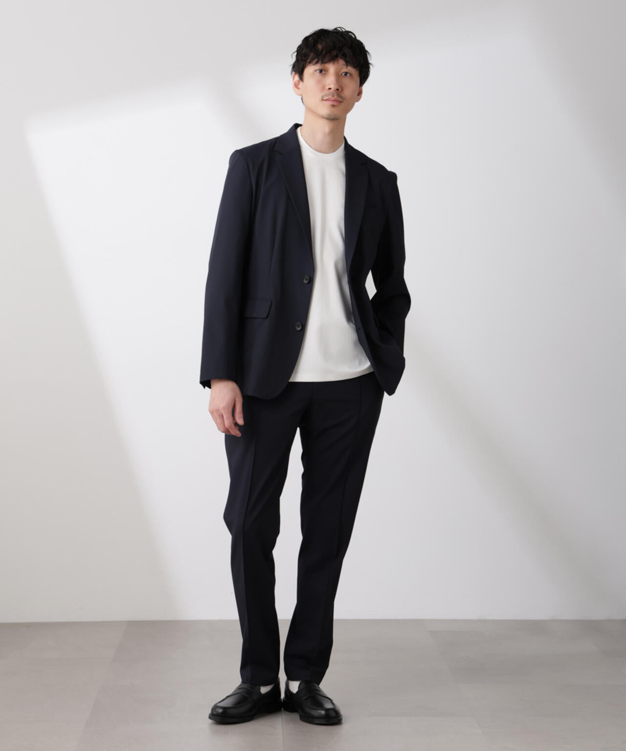 ｢N JACKET BASIC｣トロピカルストレッチジャケット（セットアップ可）