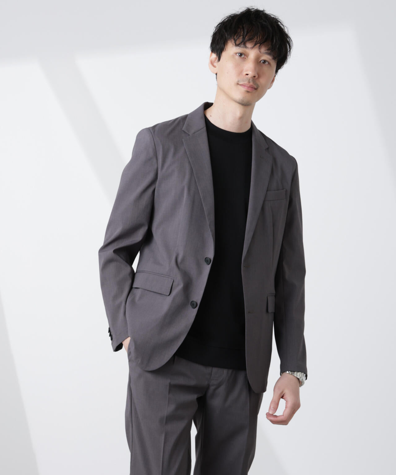 ｢Damerino｣TEXBRID(R)×ECOBLUEトロストレッチセットアップ