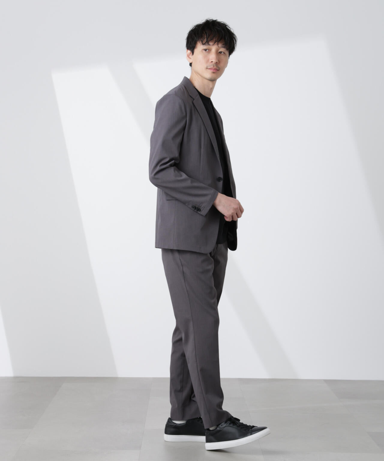 ｢Damerino｣TEXBRID(R)×ECOBLUEトロストレッチセットアップ