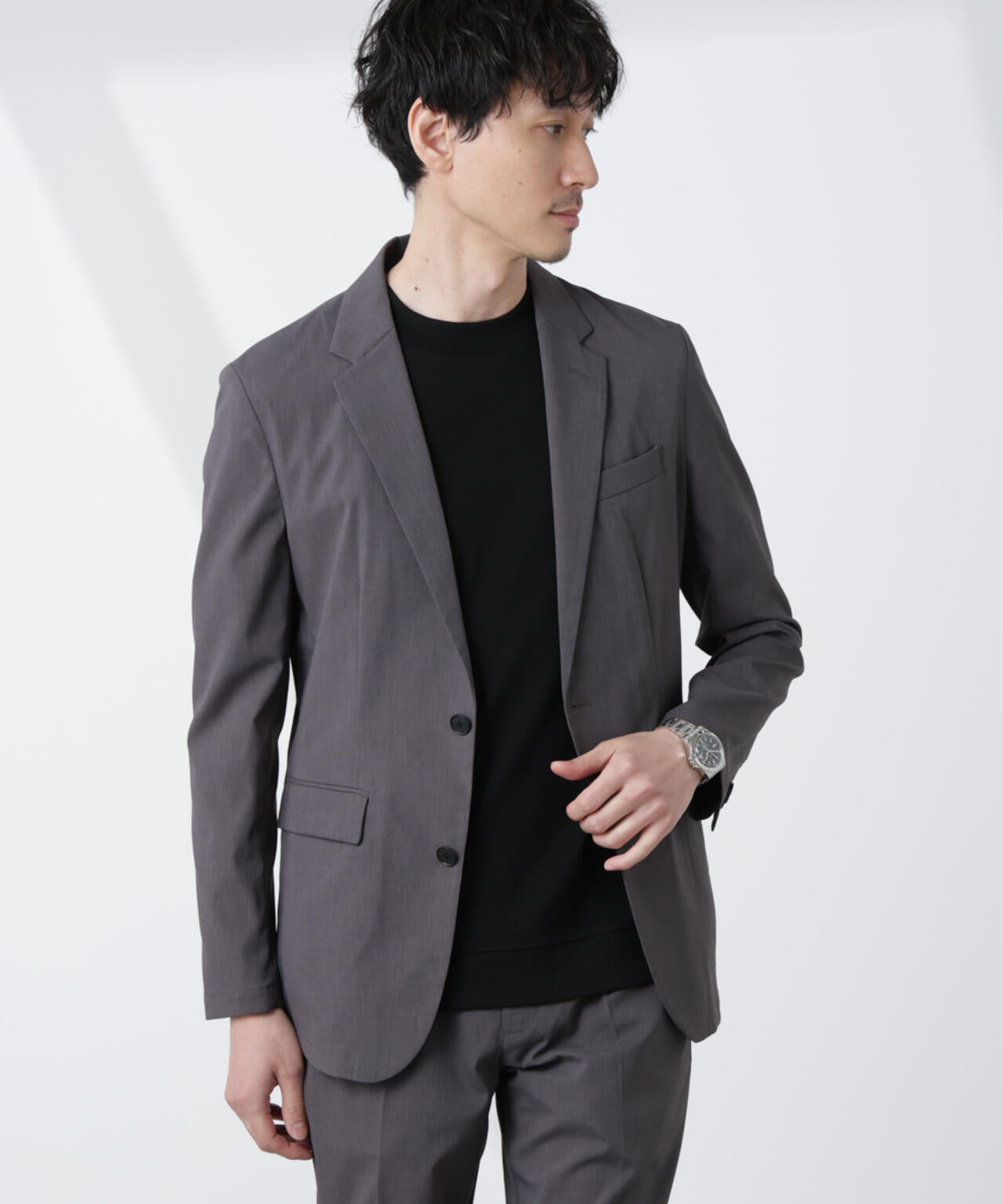 ｢Damerino｣TEXBRID(R)×ECOBLUEトロストレッチセットアップ