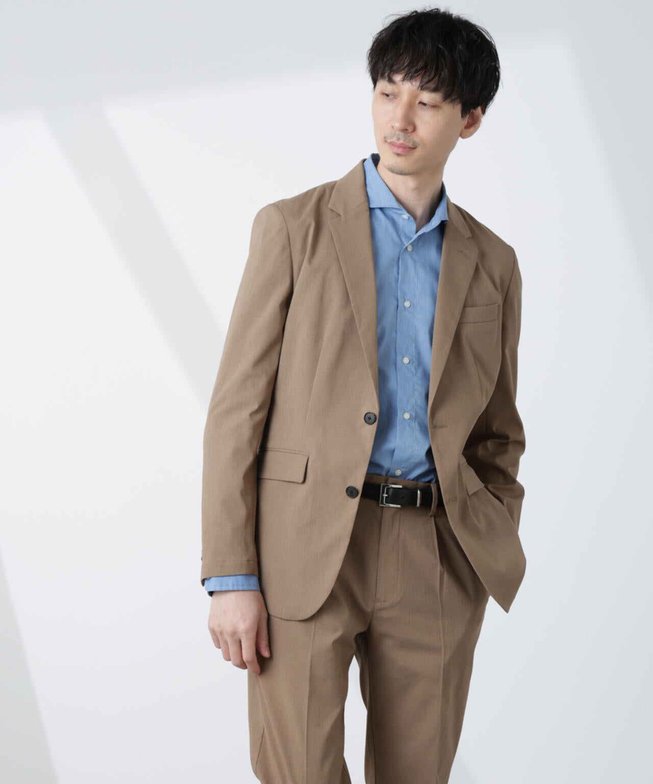 ｢Damerino｣TEXBRID(R)×ECOBLUEトロストレッチセットアップ