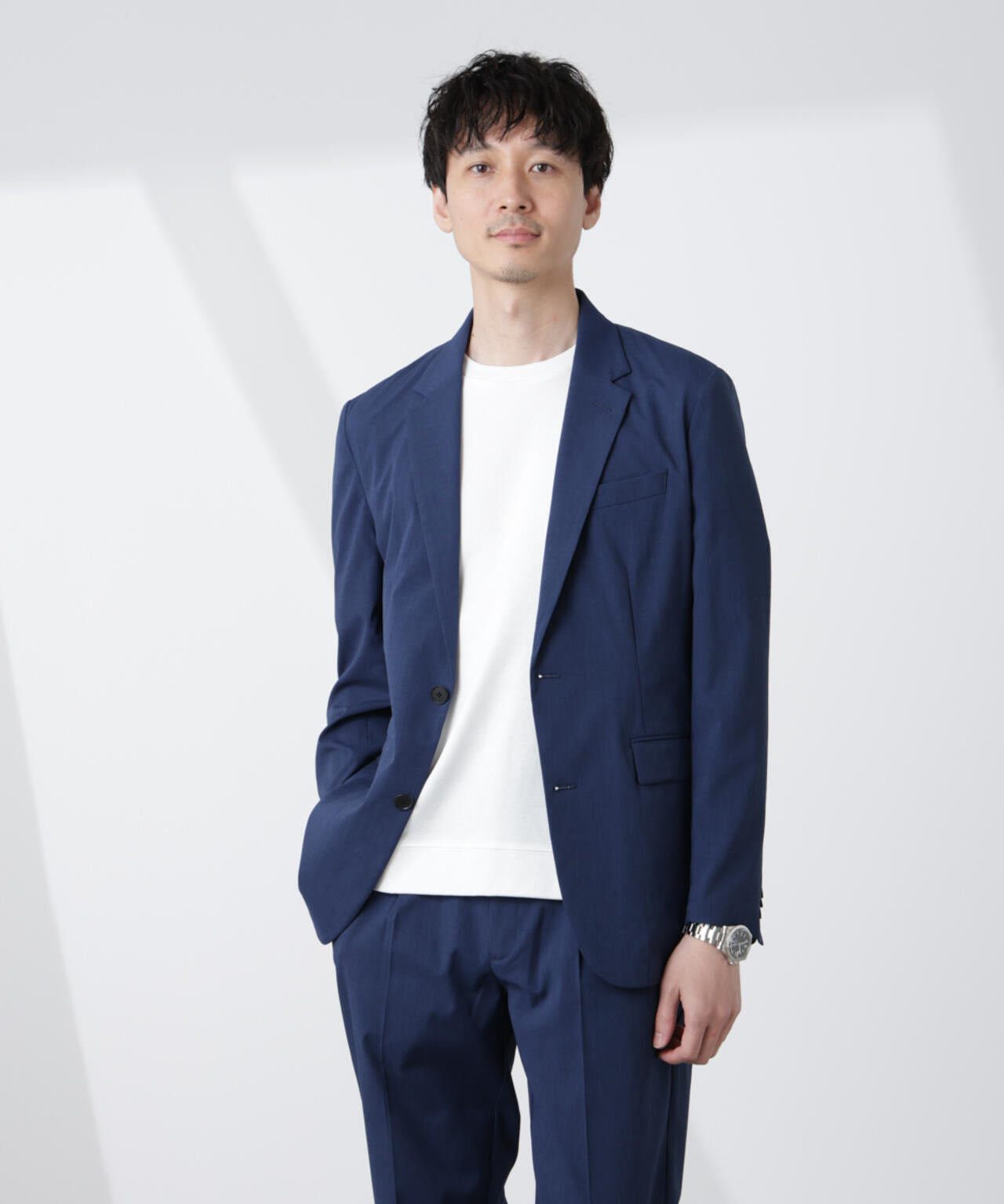 ｢Damerino｣TEXBRID(R)×ECOBLUEトロストレッチセットアップ