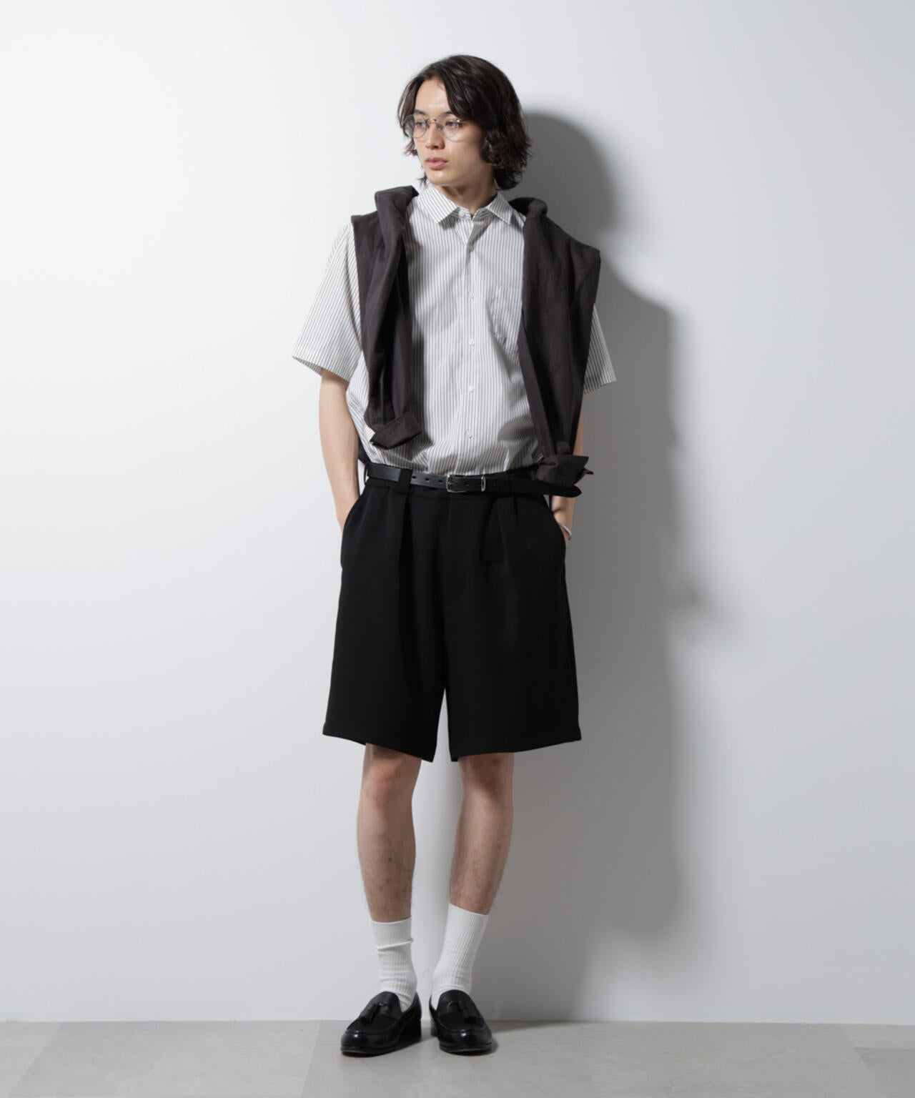 「ICE FLOW LINEN」バリエーションシャツ 半袖