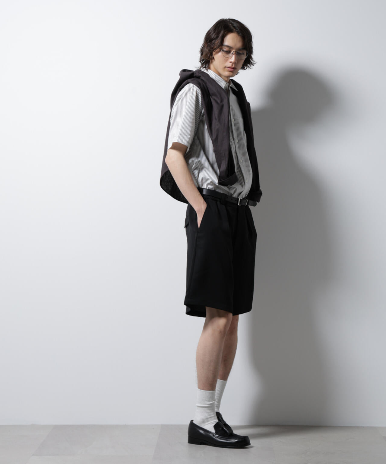 「ICE FLOW LINEN」バリエーションシャツ 半袖