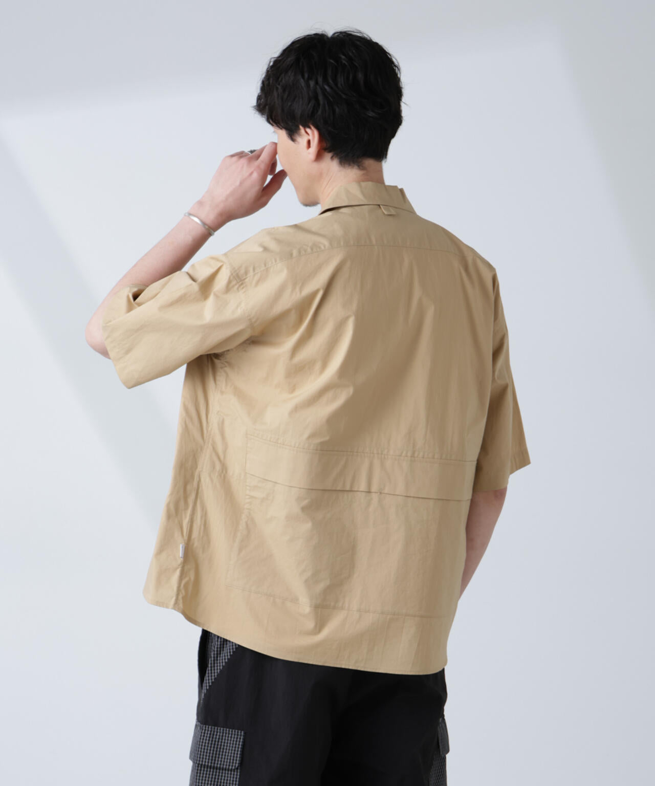 「NJ/CLUB」 ユーティリティマルチポケットシャツ 半袖