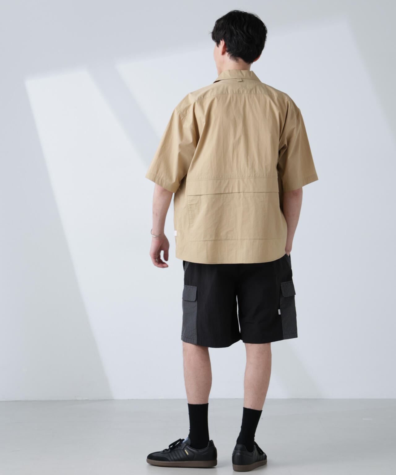 「NJ/CLUB」 ユーティリティマルチポケットシャツ 半袖
