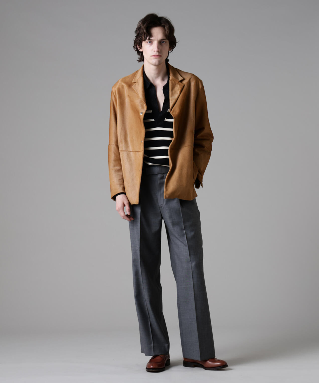 ｢ASSEMBLANC｣シルクブレンドヤーンバスクスキッパー