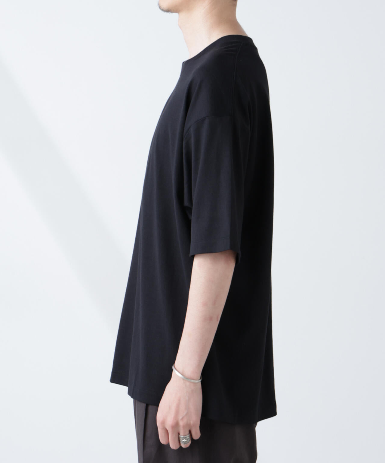 WEB限定/Anti Soaked(R)  汗染み防止 クルーネック ビッグシルエットTシャツ